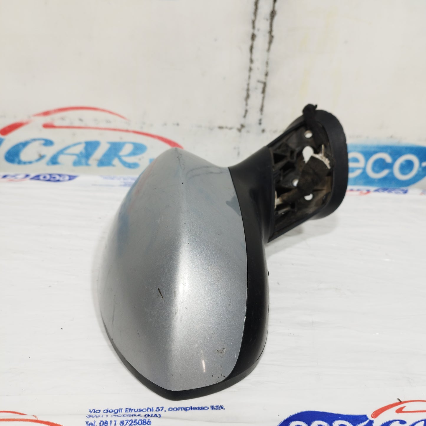 Front right electric mirror silver grey Fiat Grande Punto 2008 7 Wires ecoAC11250