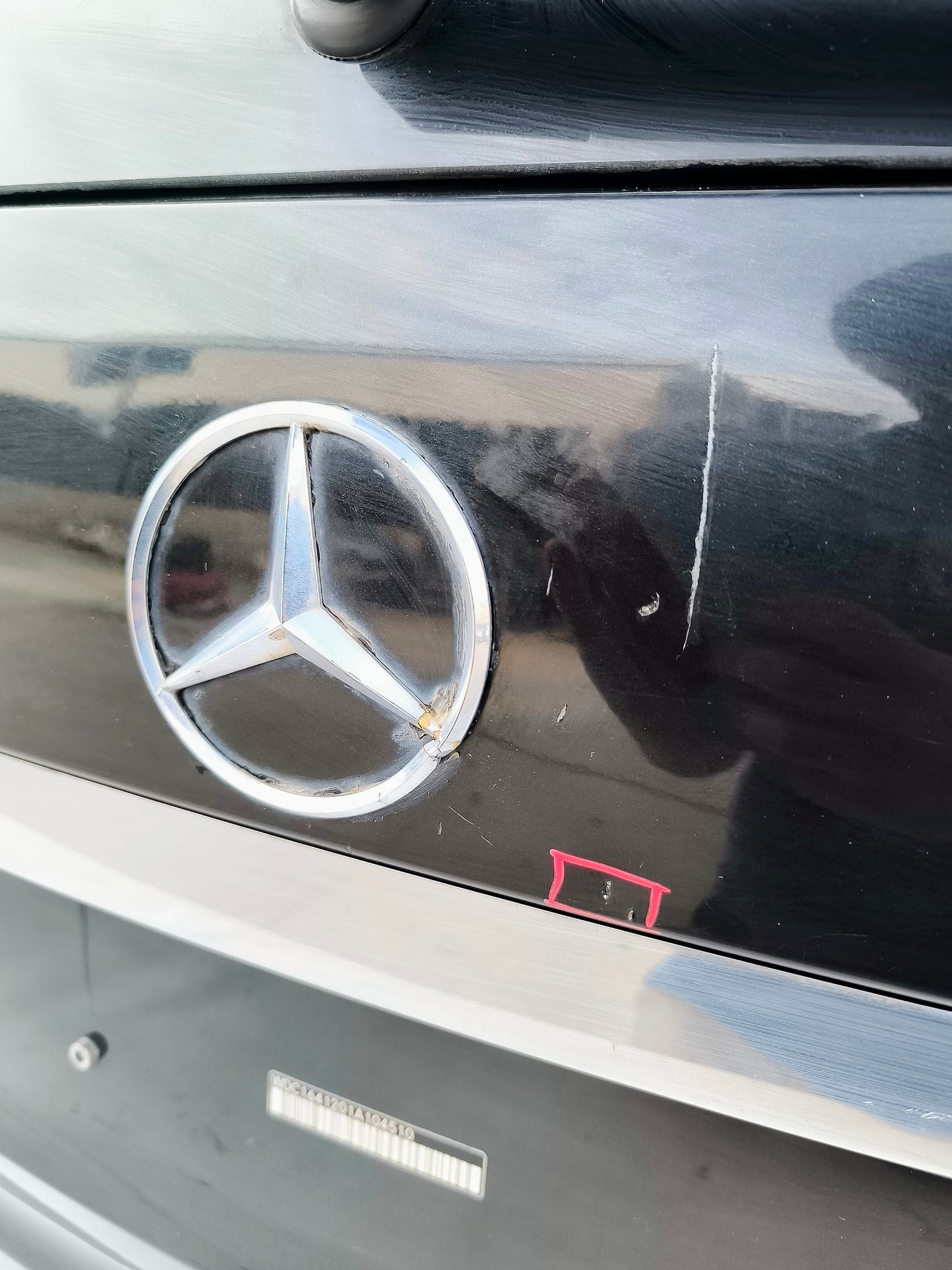 Portellone posteriore nero Mercedes ML W164 ecoAG7058