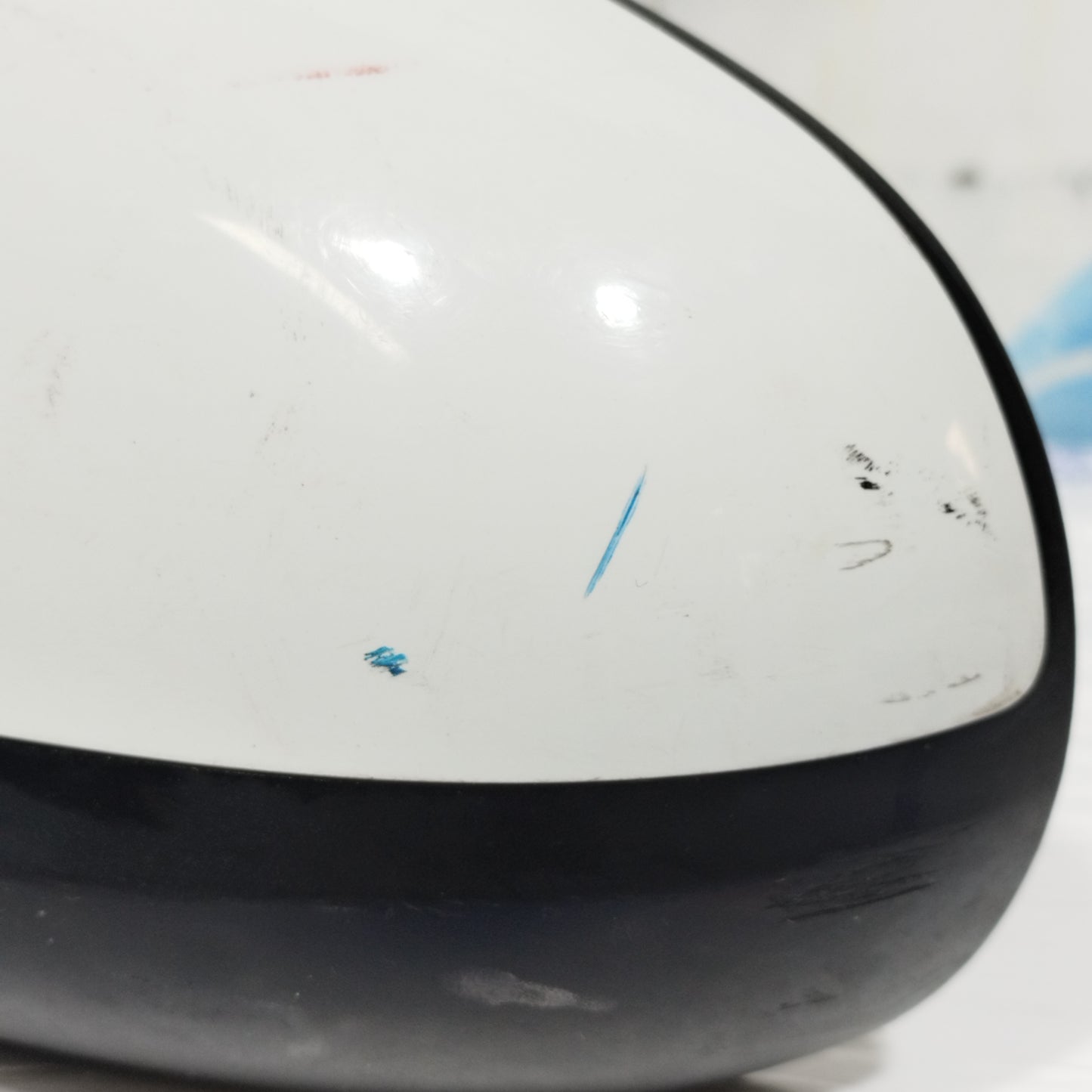 Specchietto manuale anteriore sx bianco Lancia Musa 2010 ecoAC10777