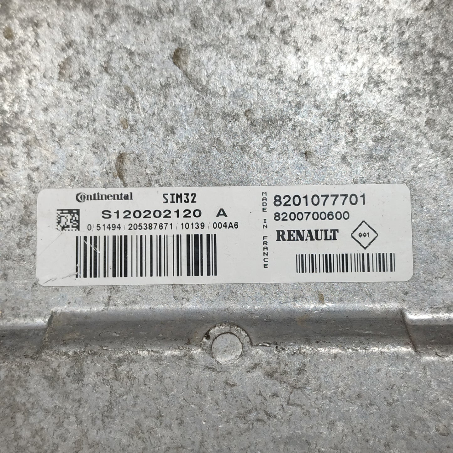 Zündkit Renault Modus 1.2B 2009 Teilenummer: S120202120 ecoAC14055