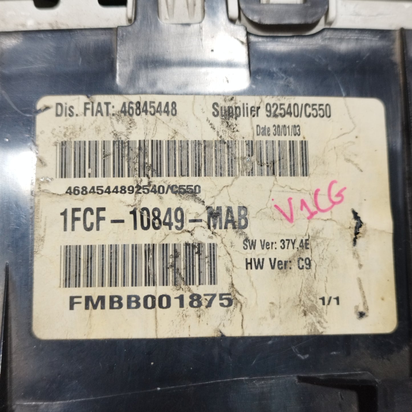 Instrument panel Fiat Stilo Abarth 2.4 B 2003 Cod: 46845448 ecoAC10745