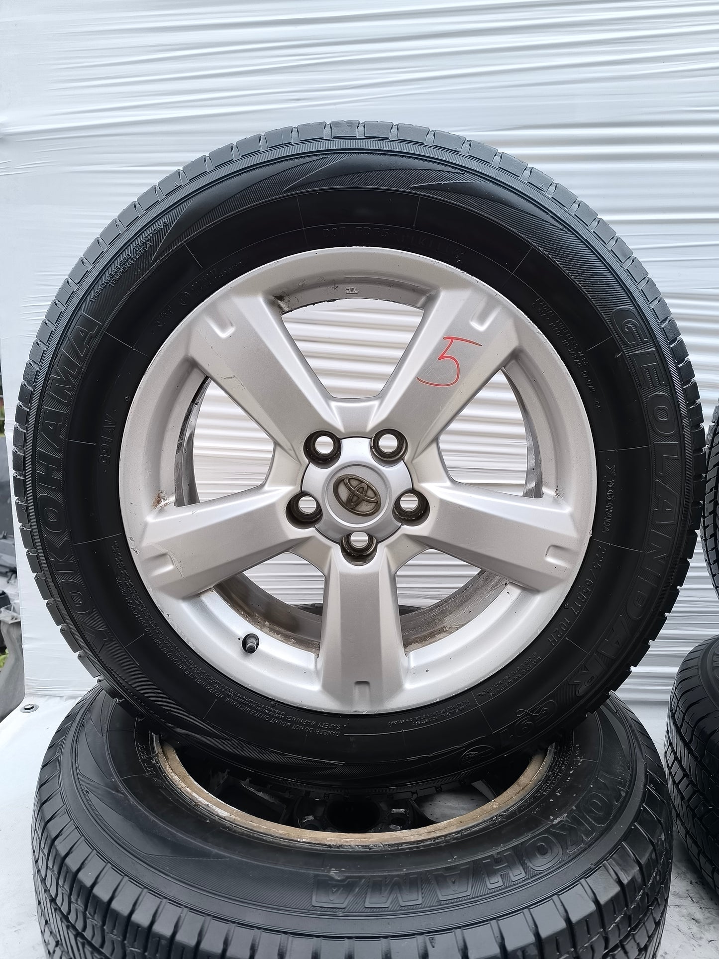 Cerchi e gomme + scorta Toyota RAV4 anno 2006 ecoAG7915