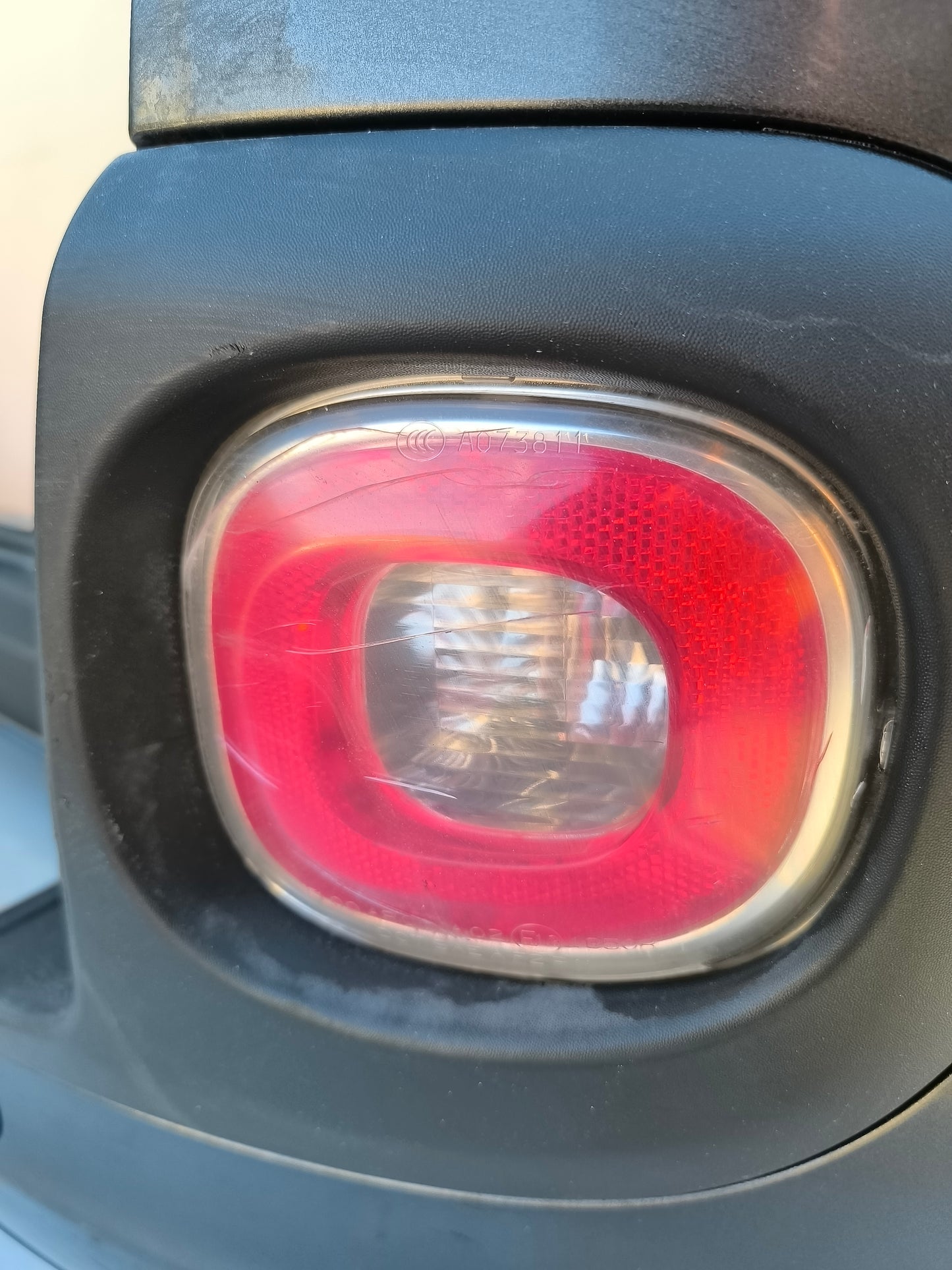 Paraurti posteriore grigio canna di fucile Fiat 500L anno 2013 ecoAG7496