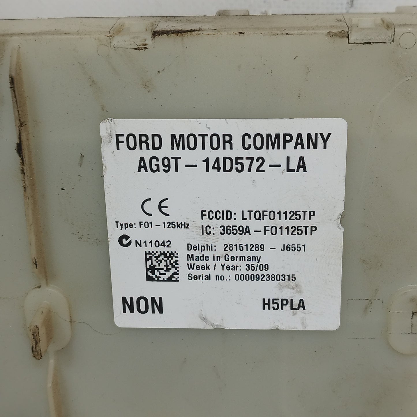 Zündanlage für Land Rover Freelander 2 2.2D 2009, Teilenummer: 0281016026 ecoAC13854
