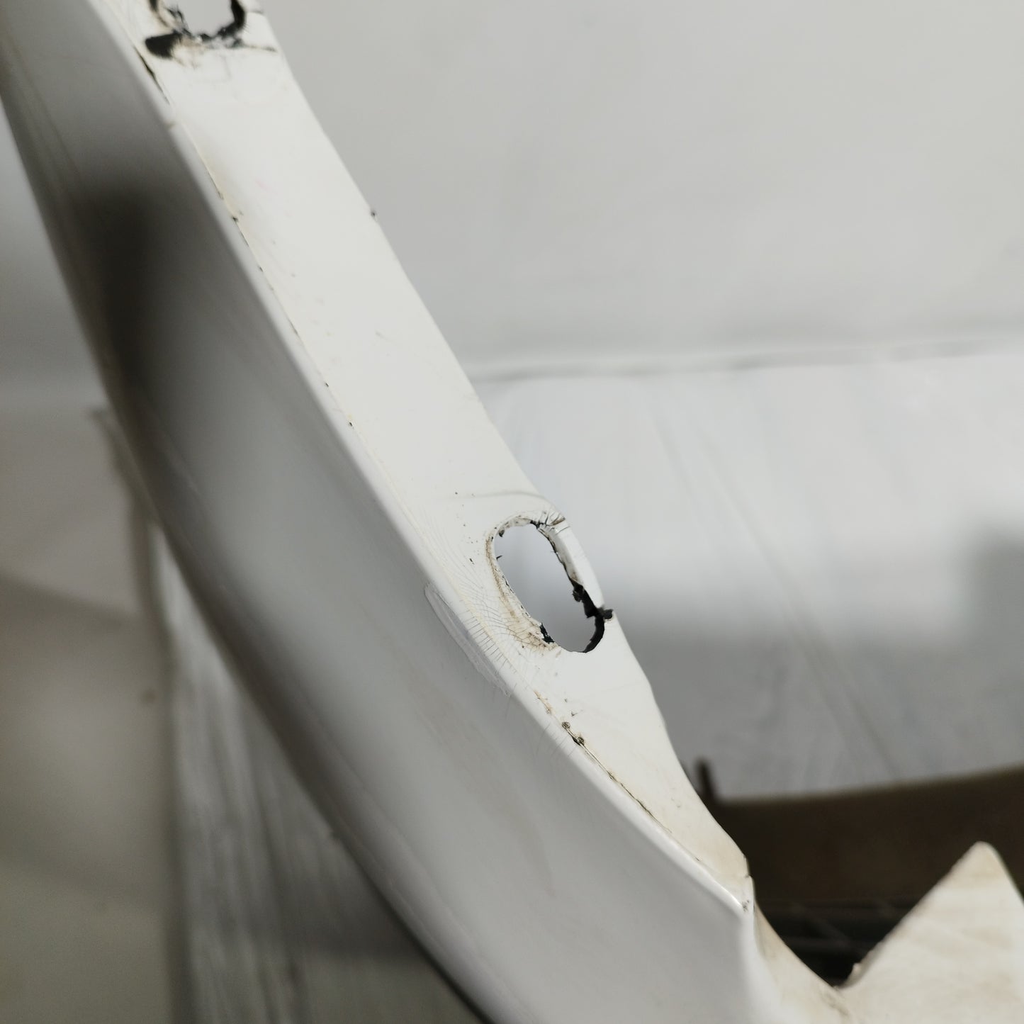 White front bumper Fiat 600 2003 ecoAC11953