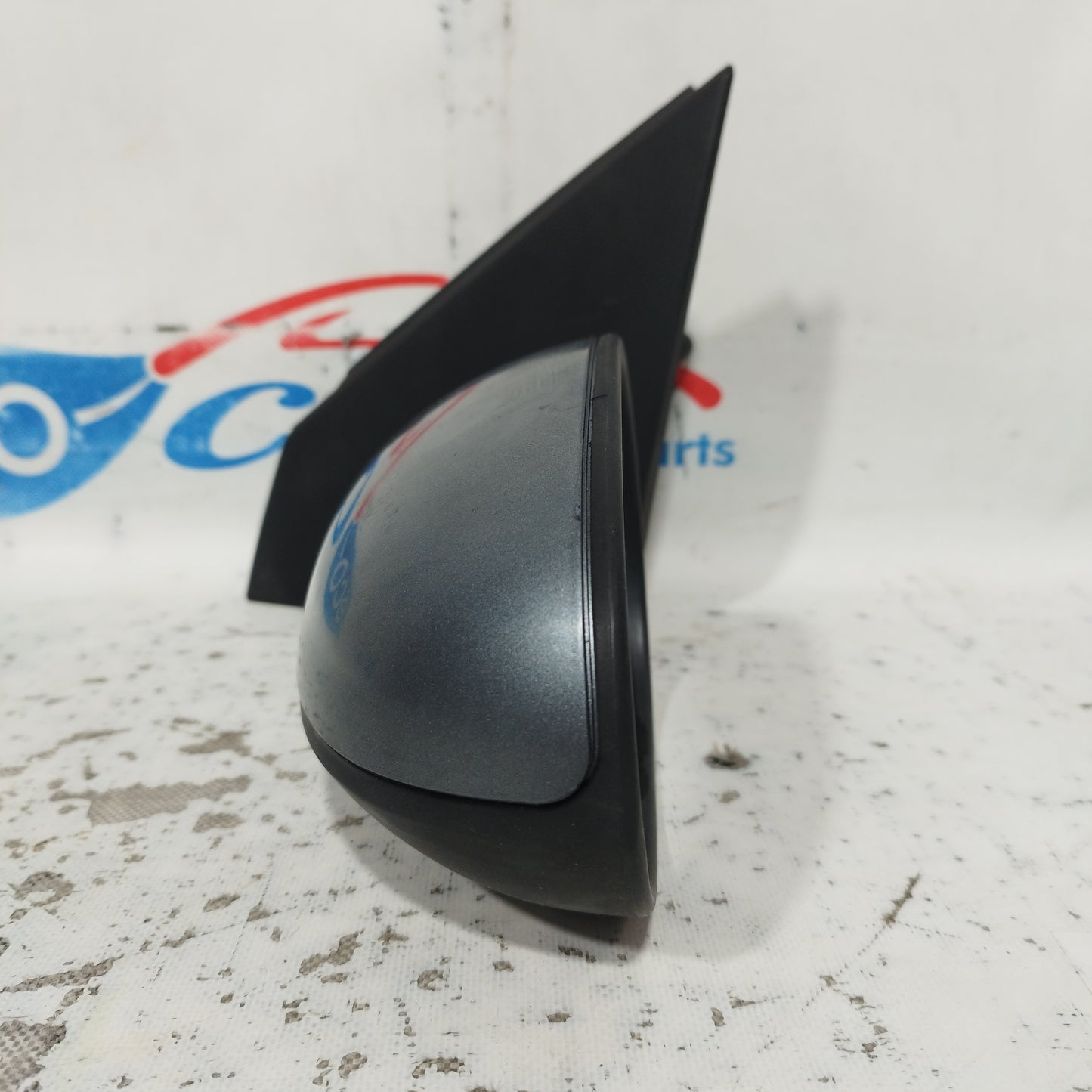 Dark grey front left manual mirror Lancia Ypsilon 2007 ecoAC10583
