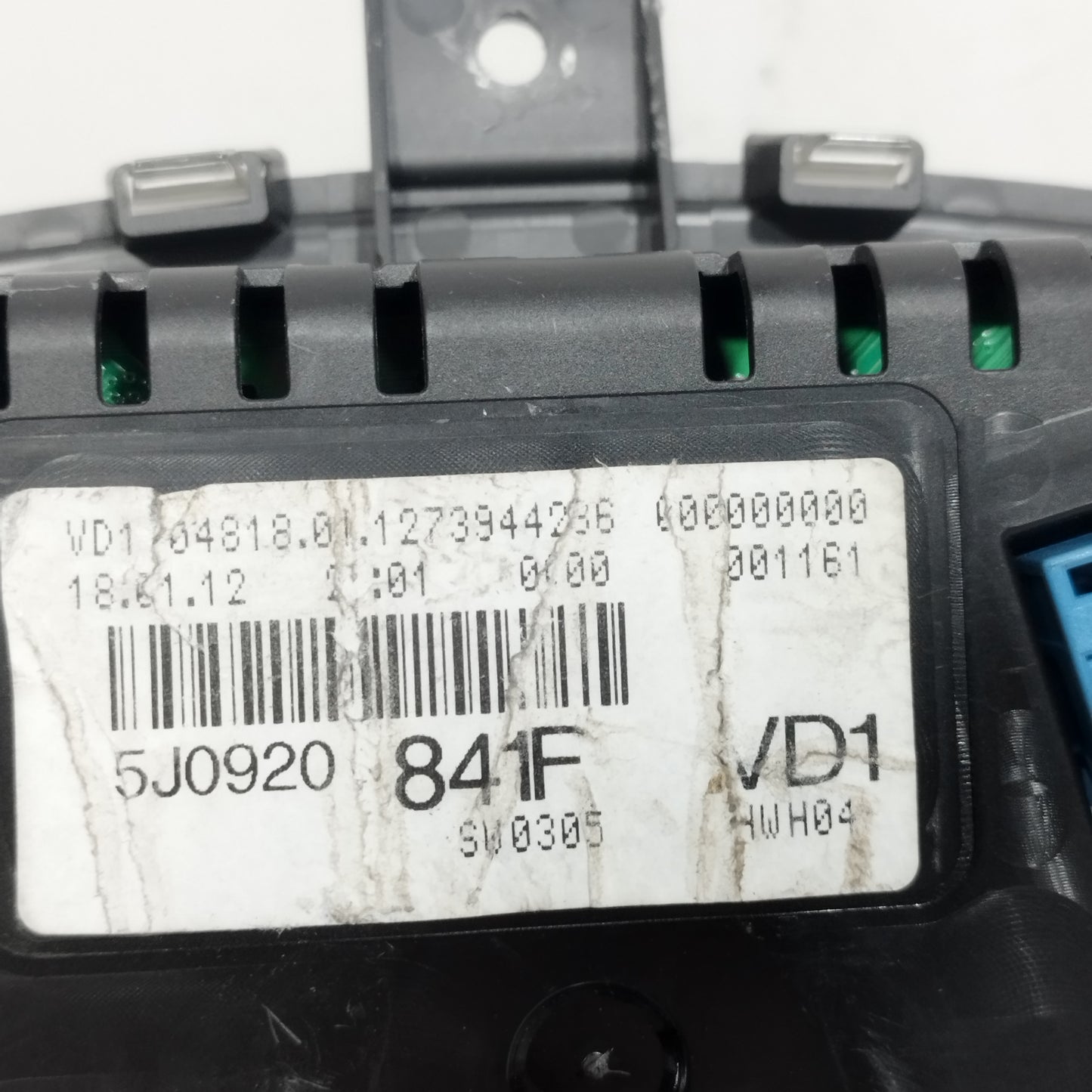 Skoda Fabia 1.2TSI Instrumententafel Code: 5j0920 ecoAC13942