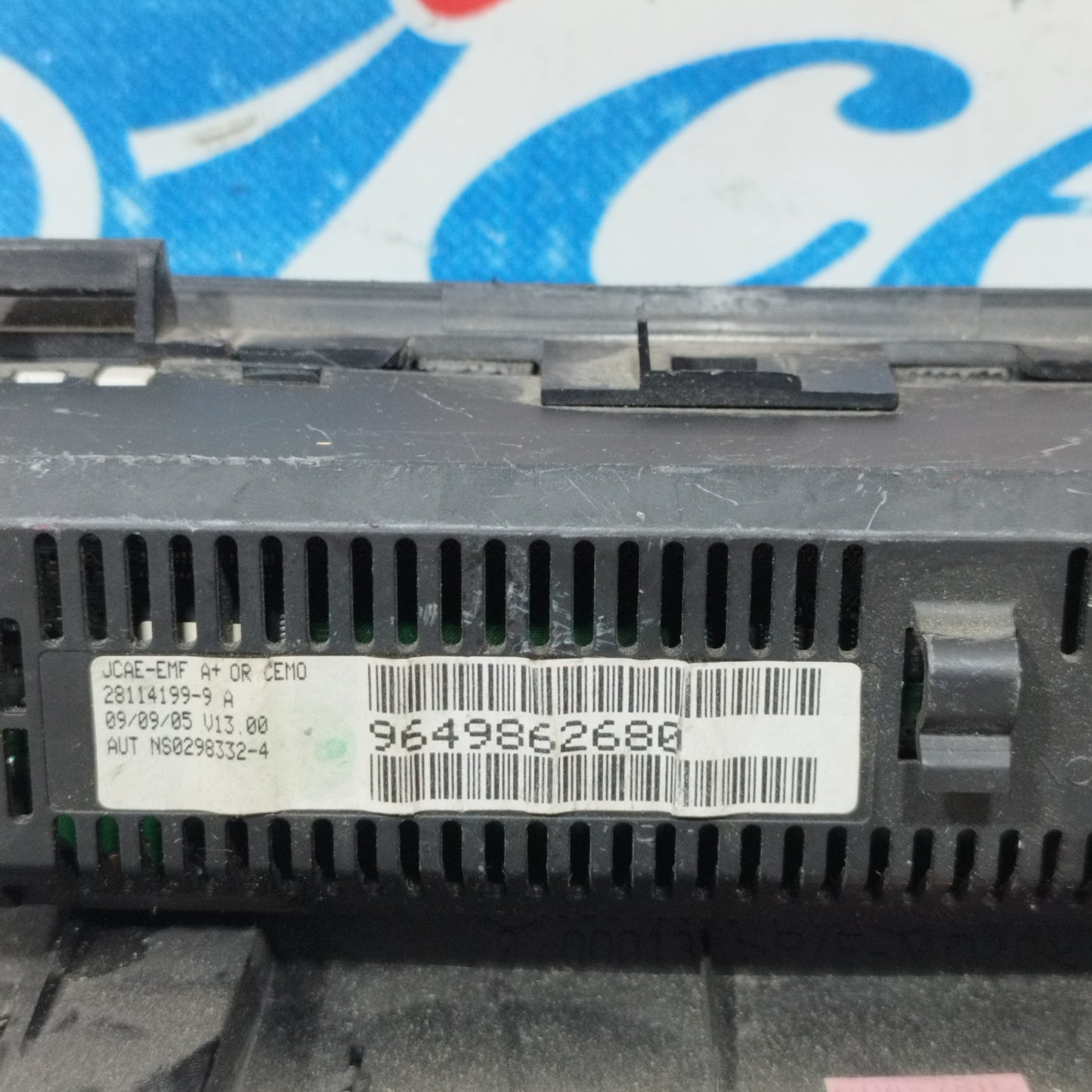 Display Peugeot 307 2005 cod: 9649862680 ecoAC9554