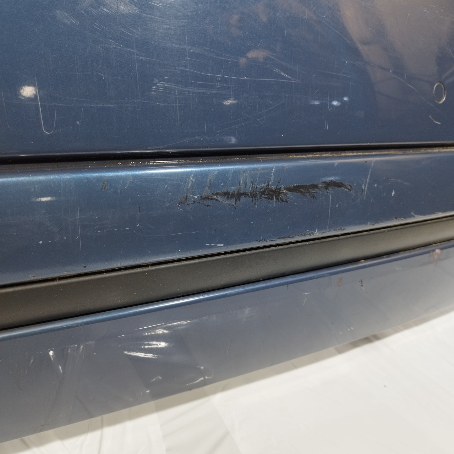 Paraurti posteriore blu impeccabile metallizzato Fiat 500 2008 ecoAC15036