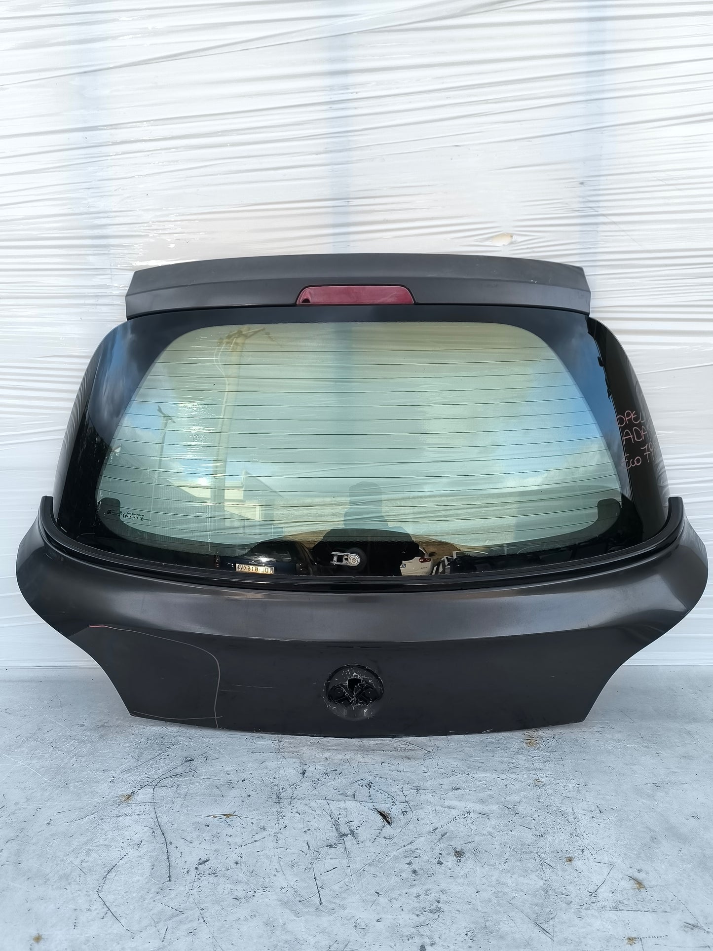 Portellone grigio canna di fucile Opel Adam anno 2013-2019 ecoAG7987