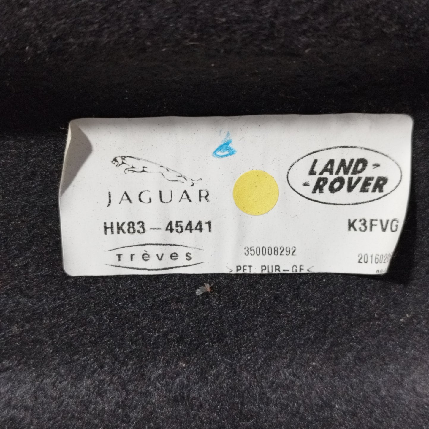 Cappelliera Jaguar F-Pace 2018 Cod: HK83-45441 ecoAC11433