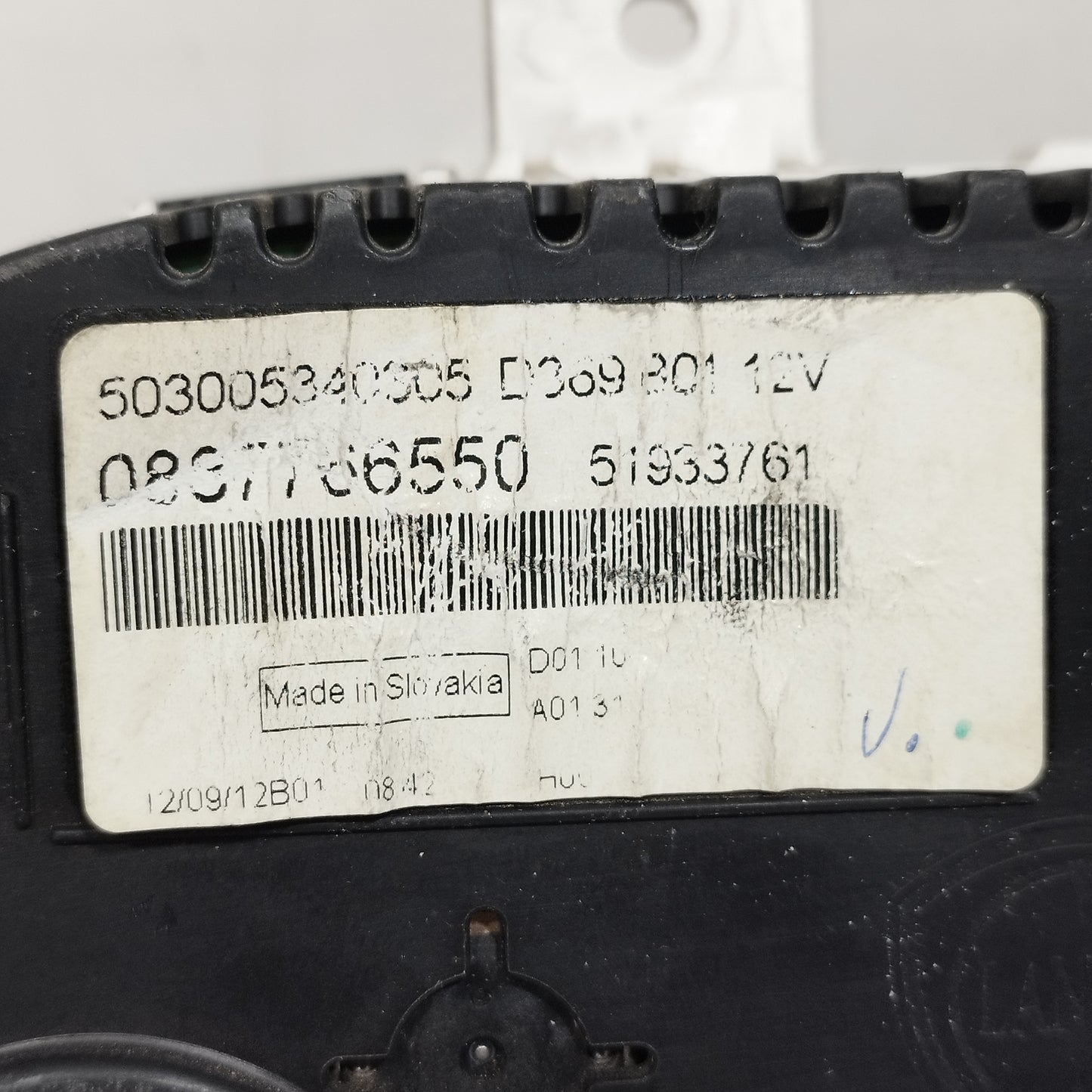 Quadro strumenti Fiat New Panda (312) 1.3 MTJ 2012-2018 cod: 0887766550 ecoAC15598