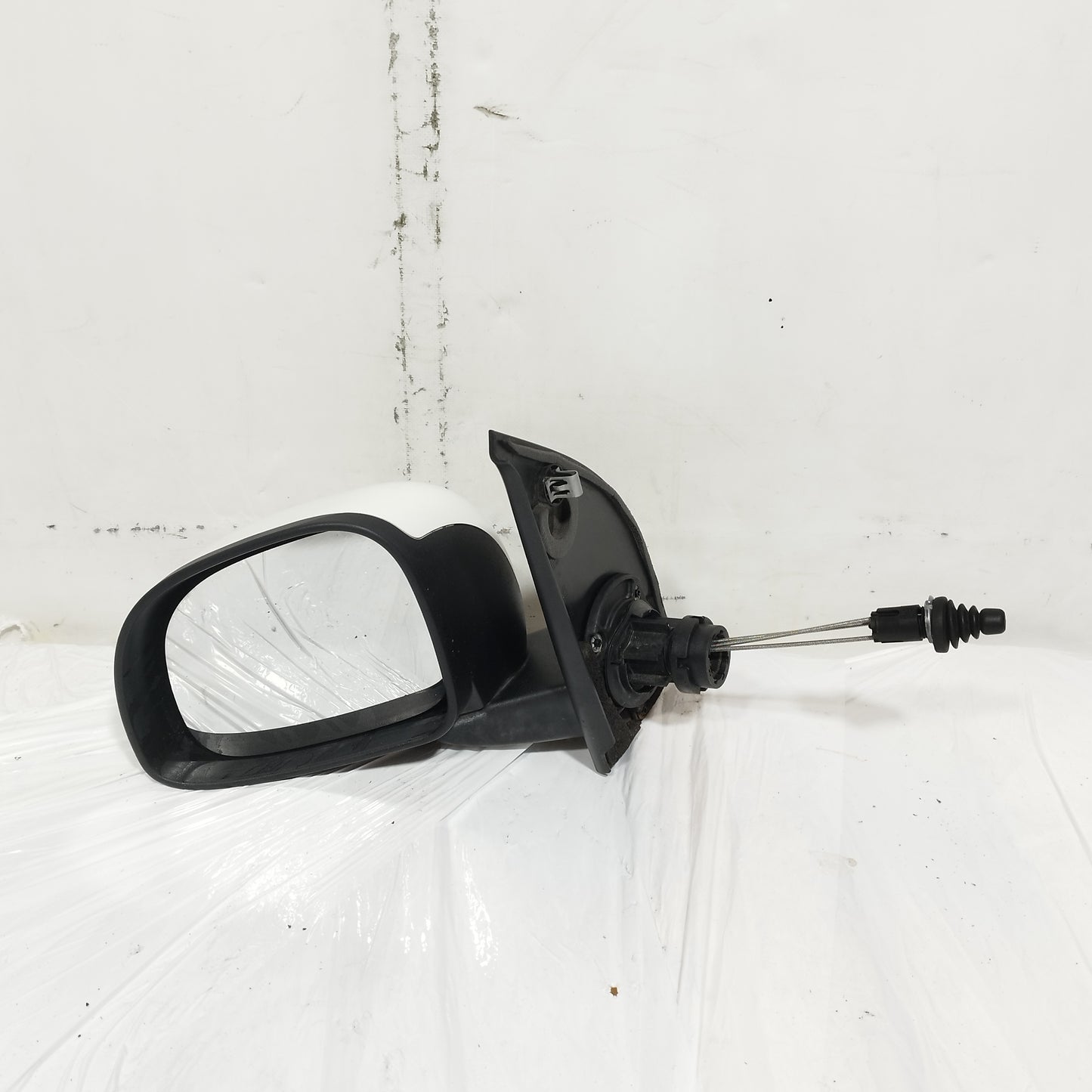 Specchietto manuale anteriore sx bianco Fiat Panda 2009-2012 ecoAC15437