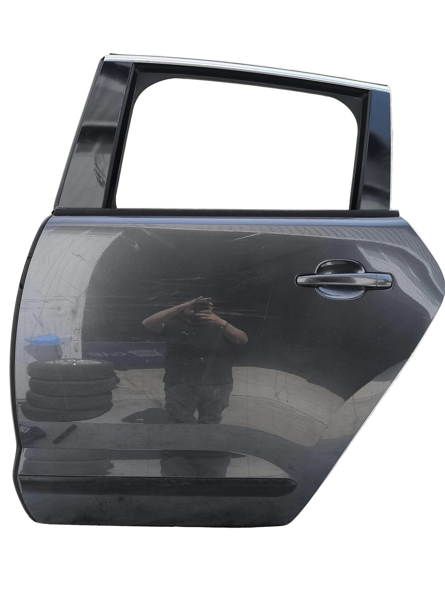 Sportello posteriore sx Peugeot 3008 anno 2009-2016 grigio canna di fucile ecoag8149