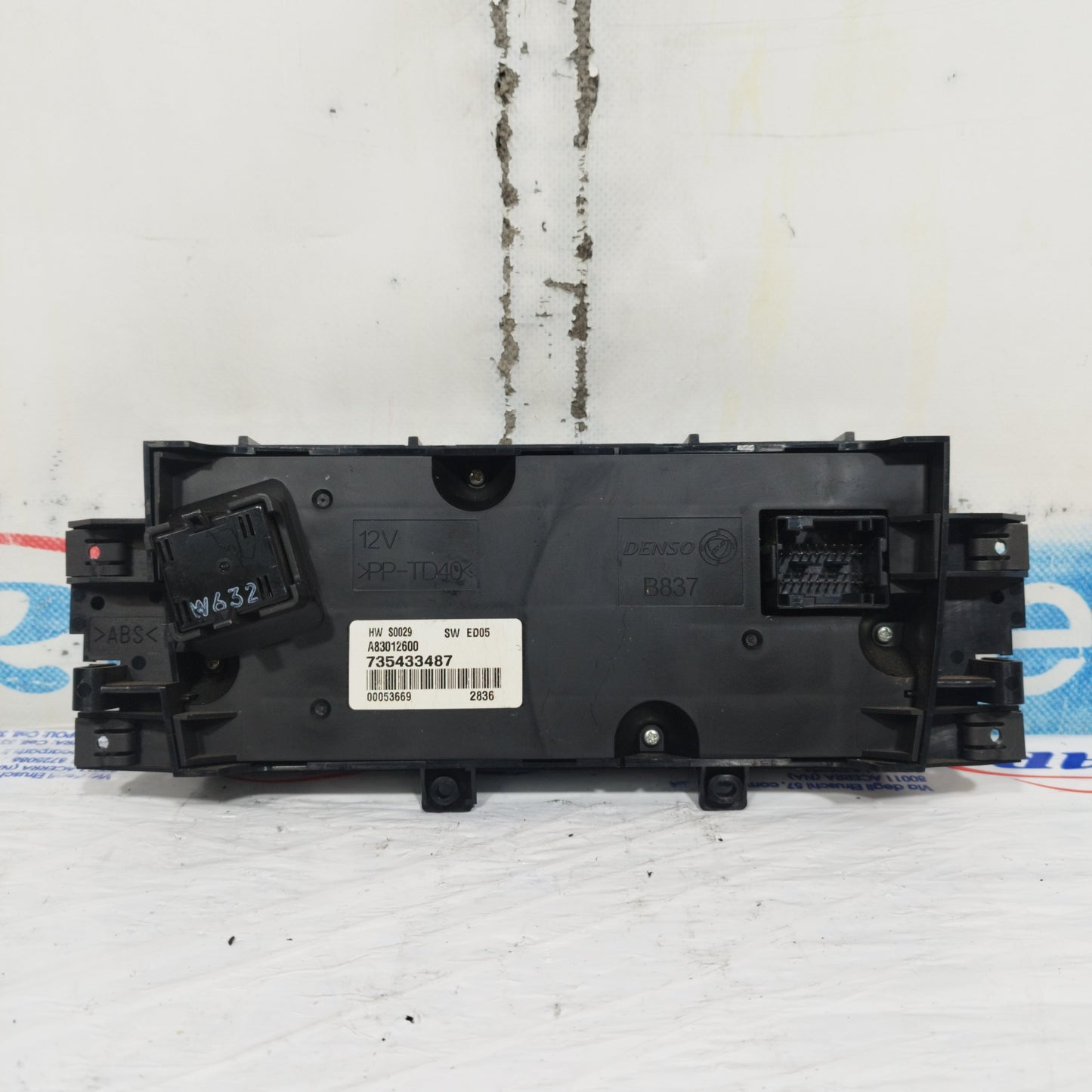 Pulsantiera A/C Lancia Ypsilon 2007 Cod: 735433487 ecoAC11052