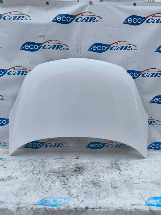 Weiße Motorhaube Opel Corsa D ecoAG5954