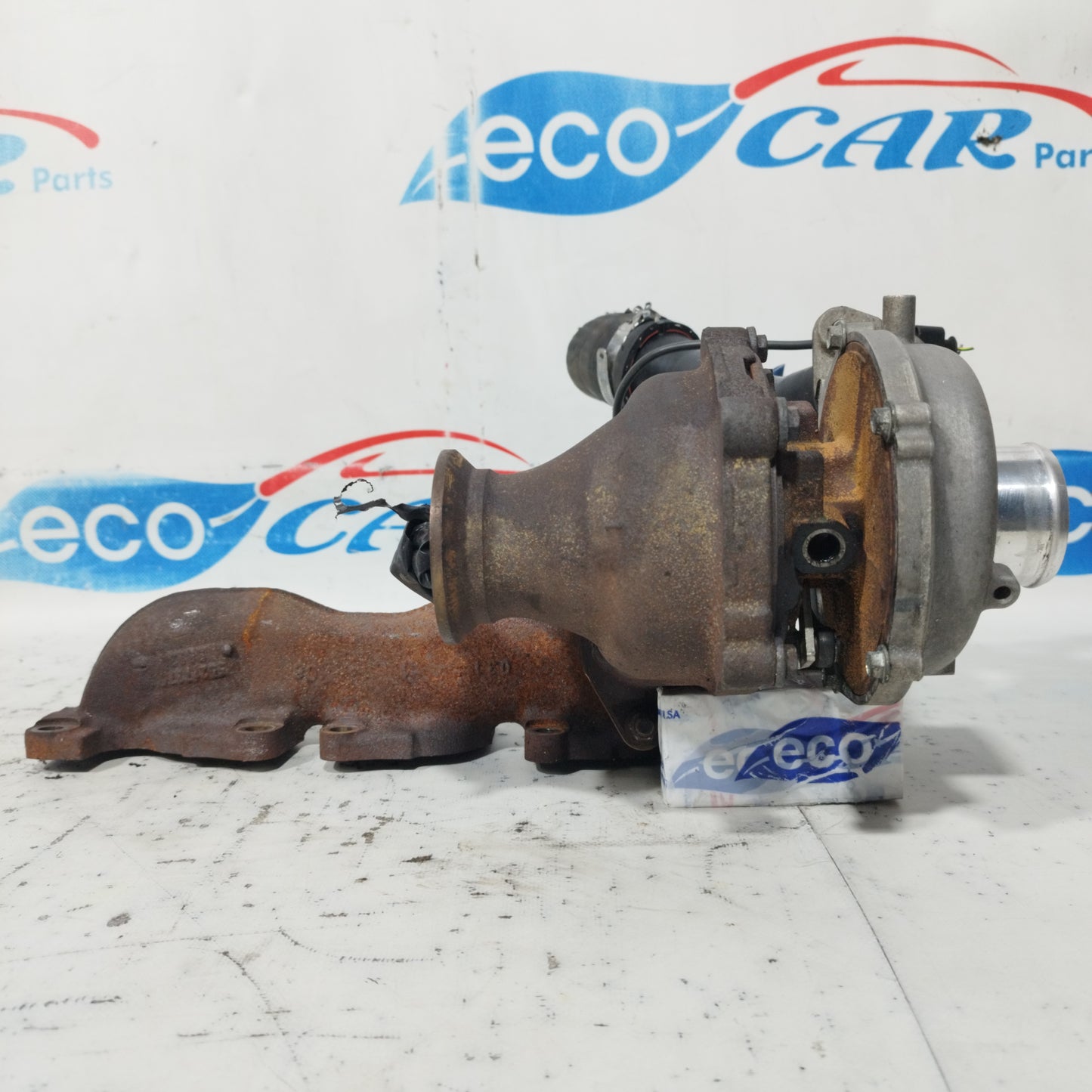 Turbine with exhaust manifold Fiat Bravo 1.6MTJ 120CV 2008 Cod: 55209153 ecoAC9532