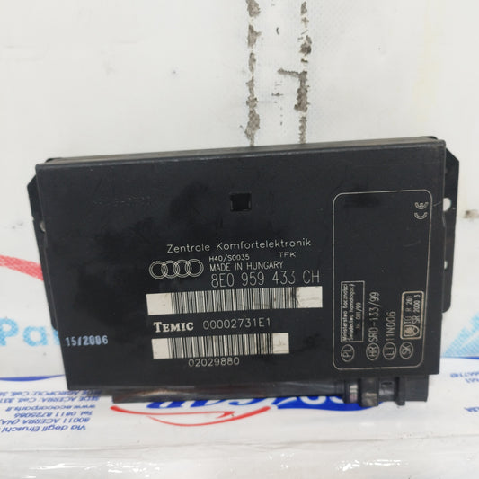 Centralina Comfort Audi A4 2005 Cod: 8E0959433CH ecoAC11199