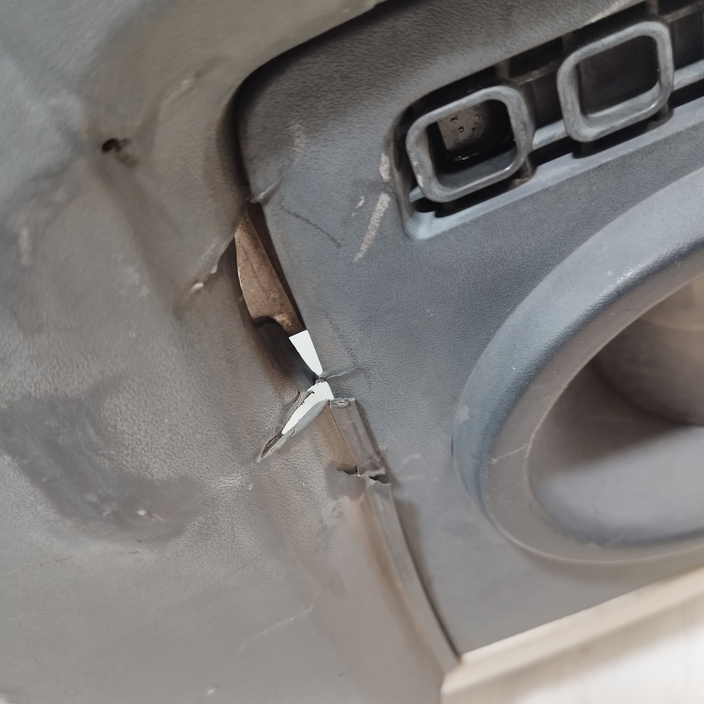 Paraurti anteriore grigio Ford Fusion 2006-2014 ecoAC15351