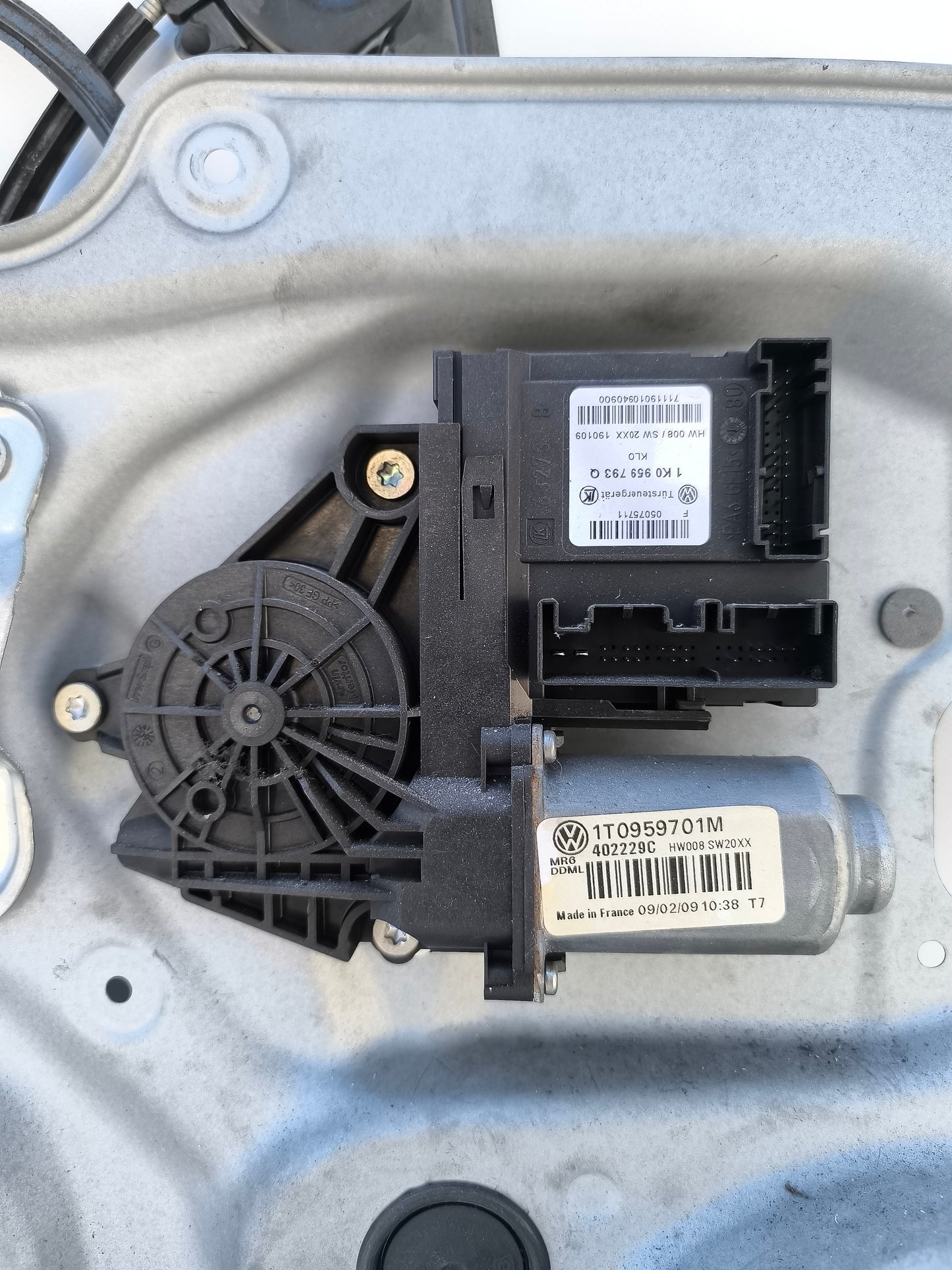 Cremagliera a pannello anteriore sx Volkswagen Touran anno 2009 cod. 1t1837729an ecoAG7341