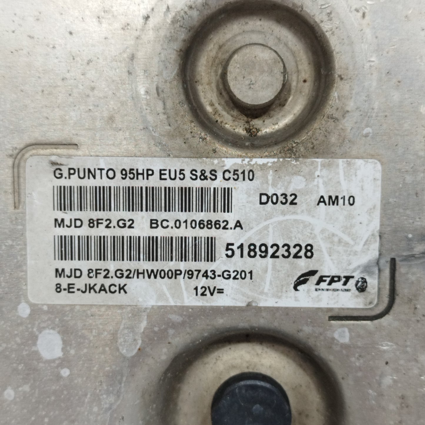 Zündkit Fiat Punto Evo 1.3MTJ 95 PS 2012 Code: 51892328 ecoAC11245