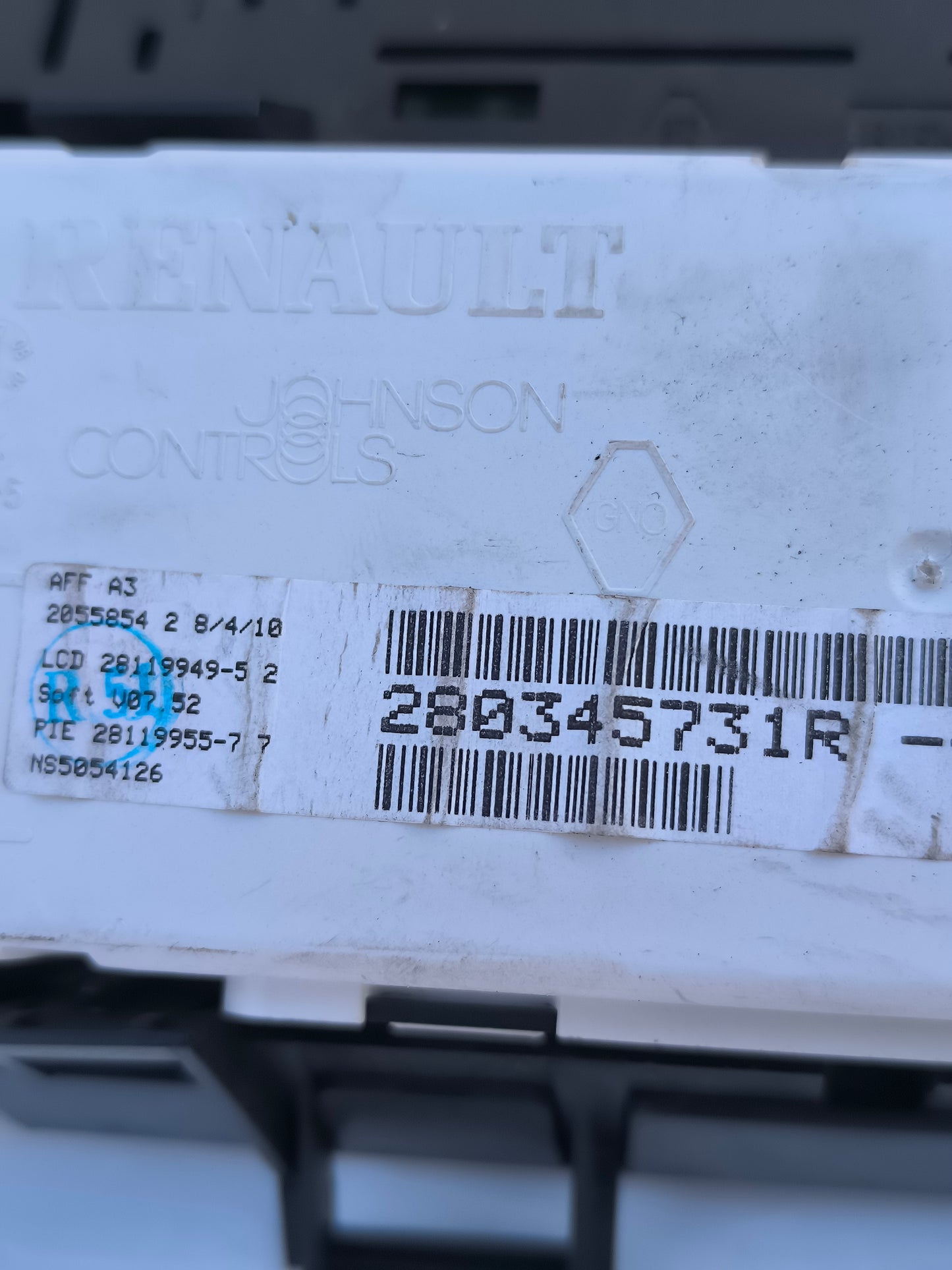 Renault Twingo Instrumententafel, Baujahr 2010, 1.2 B, Code 280345731R ecoAG6735