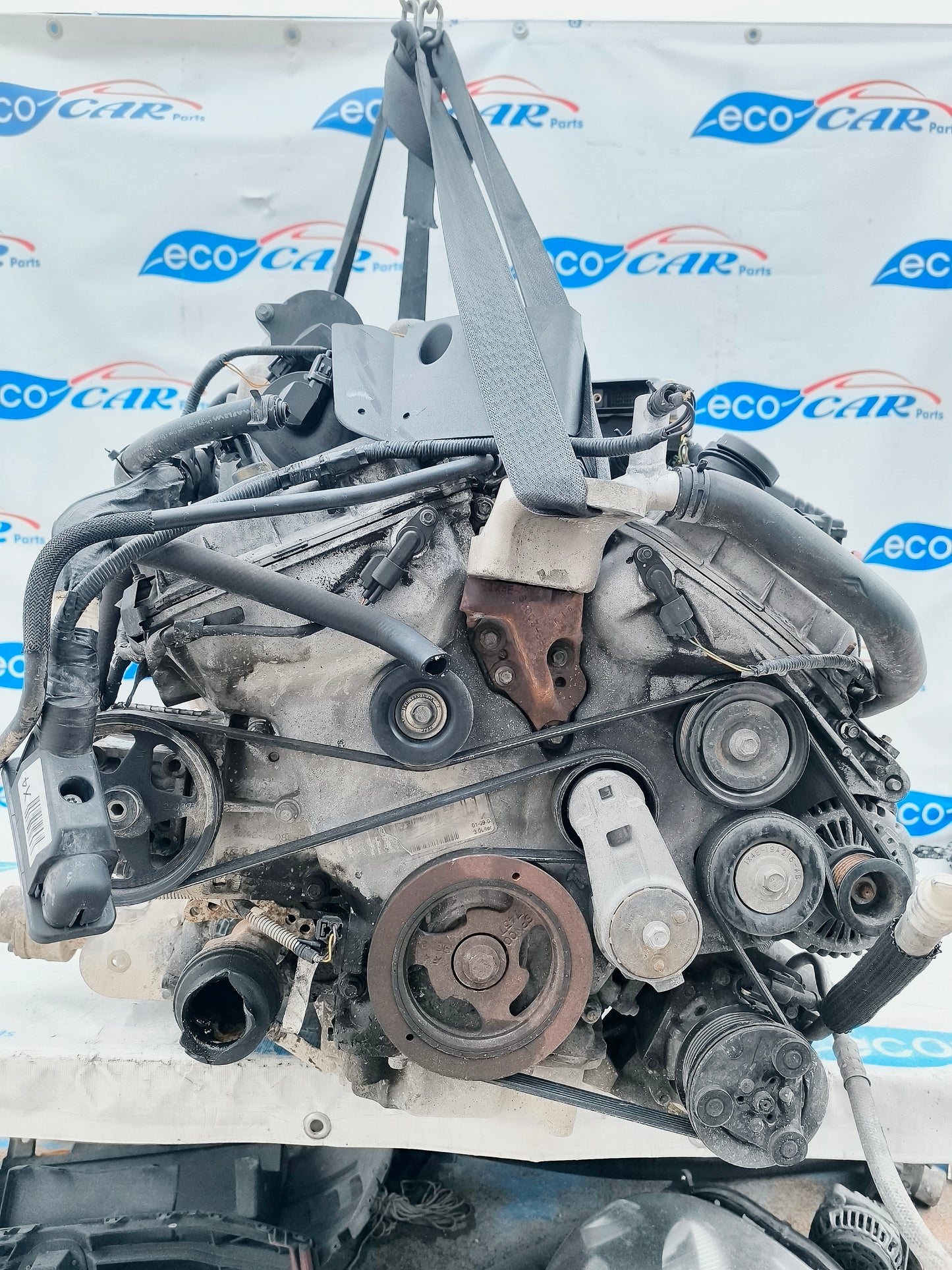 Engine and gearbox complete with control units and pedal Jaguar X-Type 3.0 B V6 Cod.WB ecoAG6258