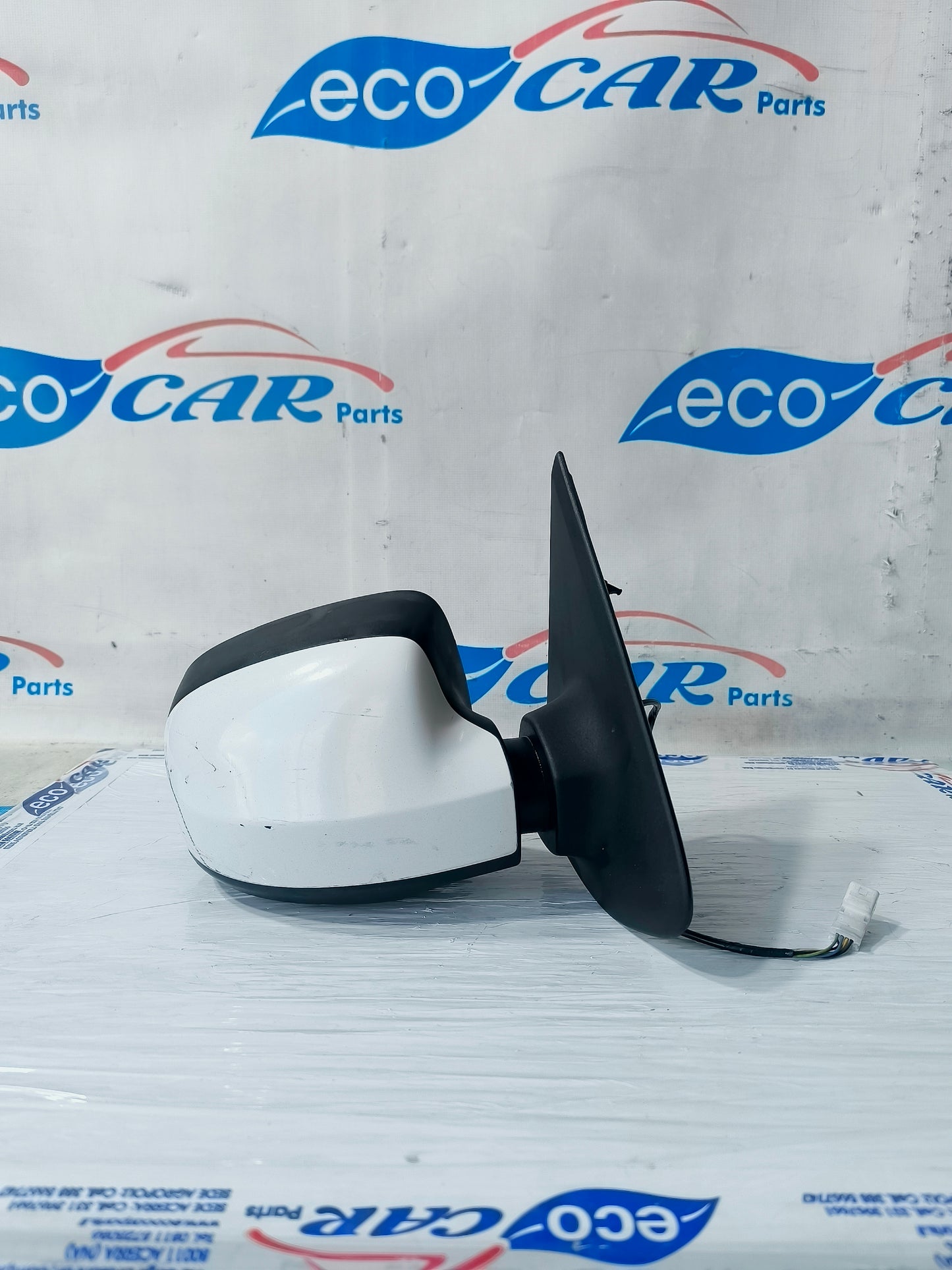 Electric mirror right white Dacia Sandero 2011 Cod. e190212007 7 pin ecoAG6231