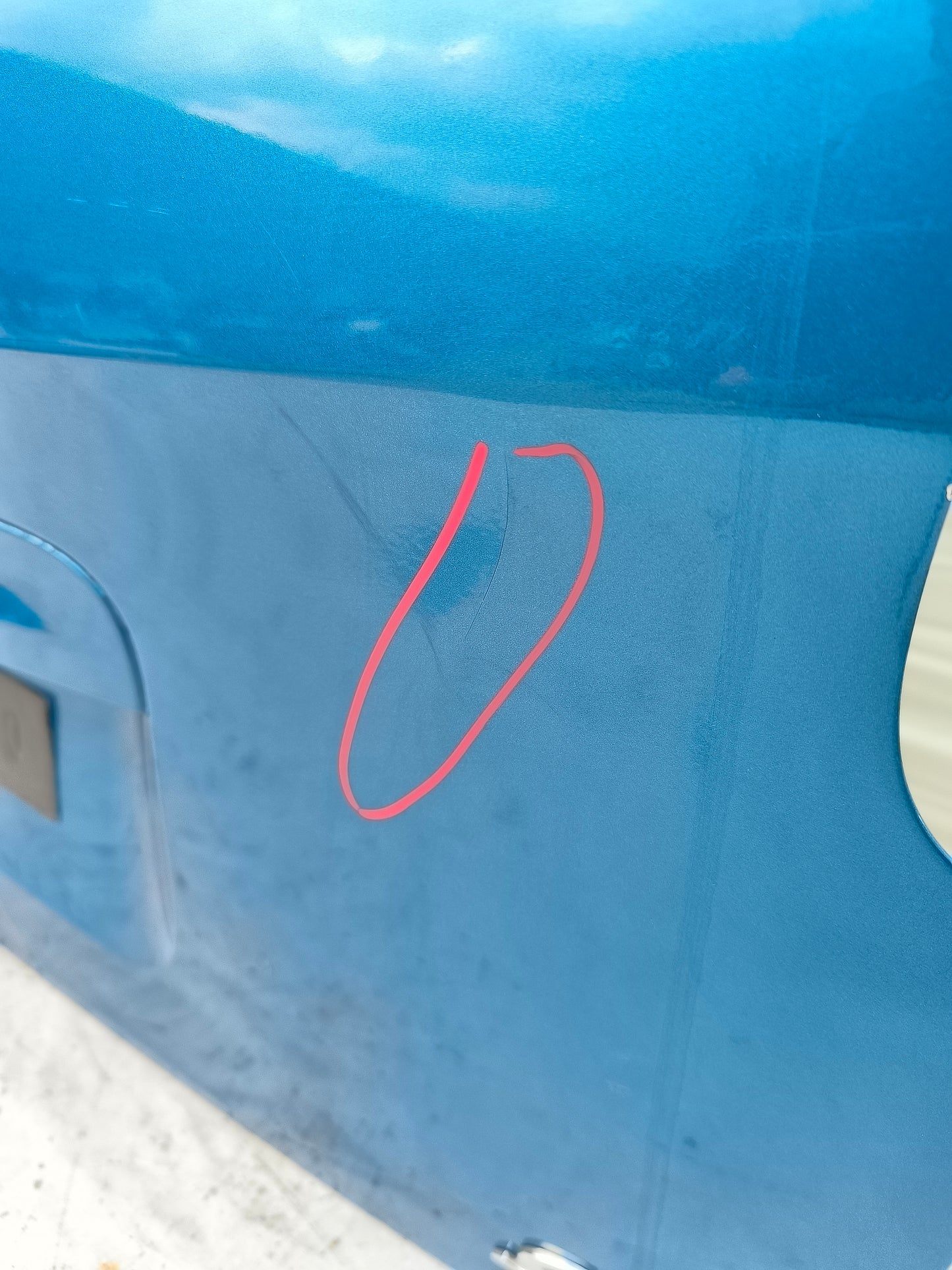 Portellone blu Peugeot 207 SW anno 2007-2013 ecoAG7992