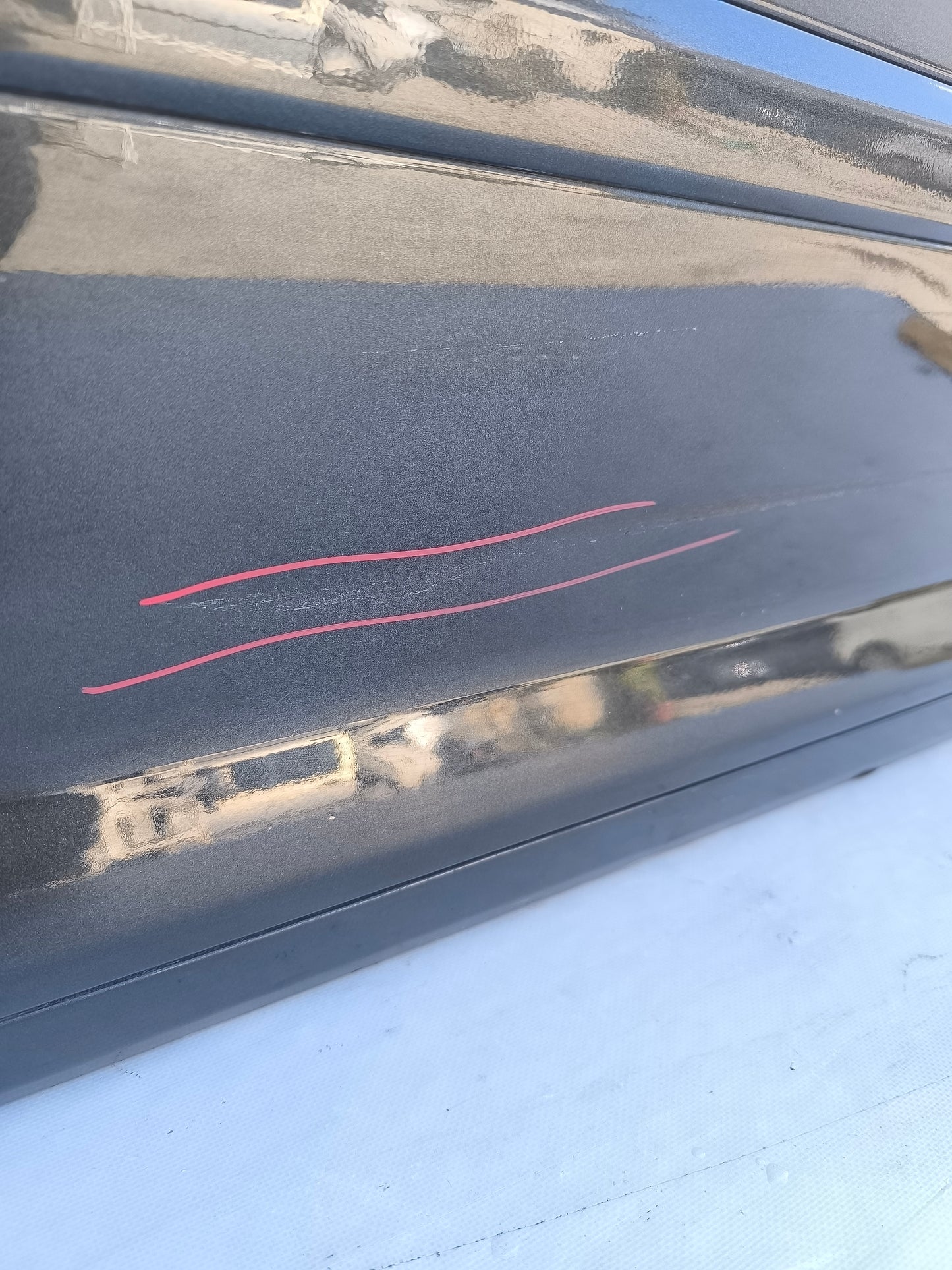 Sportello anteriore dx grigio canna di fucile Audi A3 modello 8P anno 2006 ecoAG7300