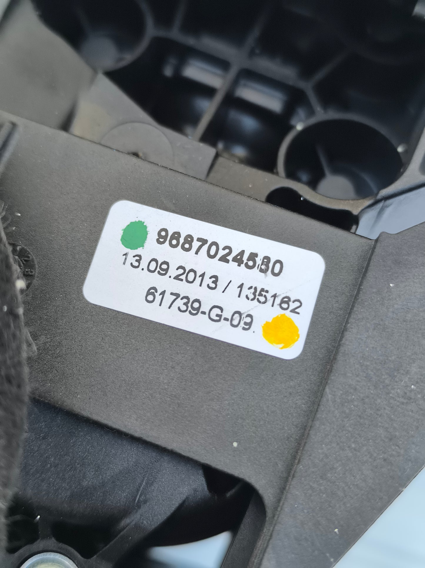 Leva cambio automatico Peugeot 3008 1.6 D anno 2013 cod: 9687024580 ecoAG8316