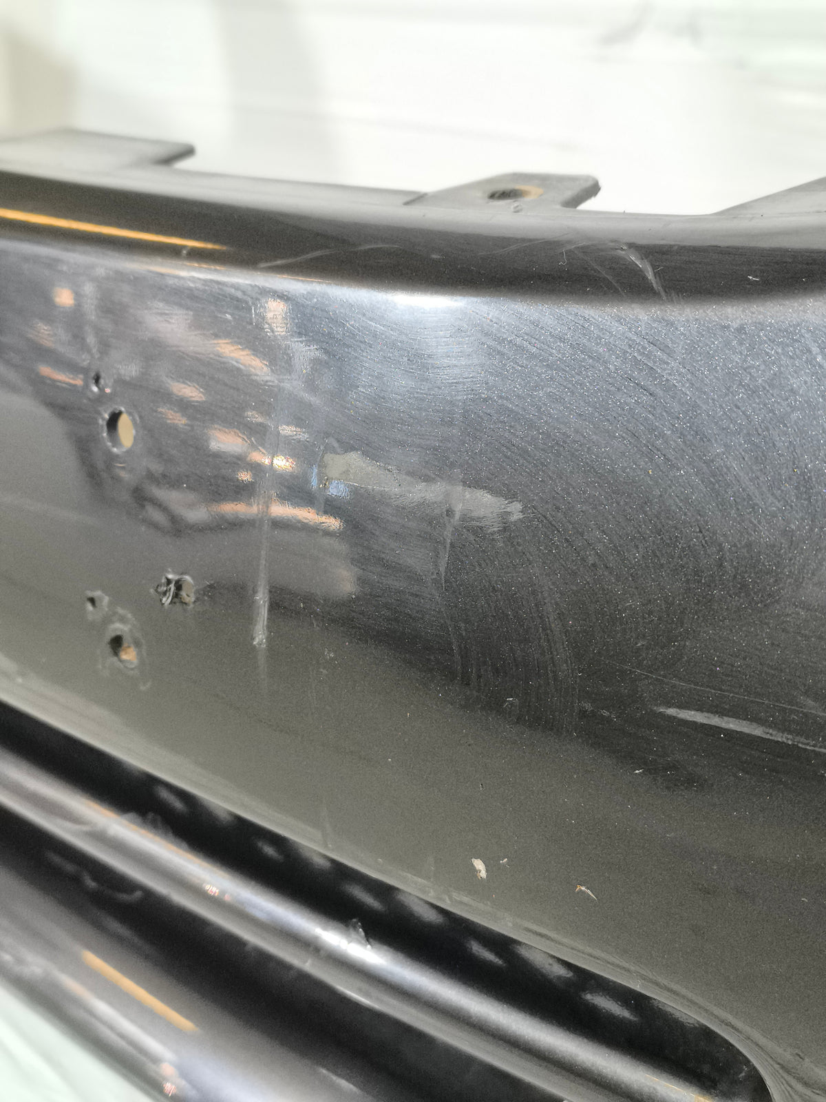 Paraurti anteriore nero Volkswagen Touareg I (7L) anno 2002-2006 ecoAG9836
