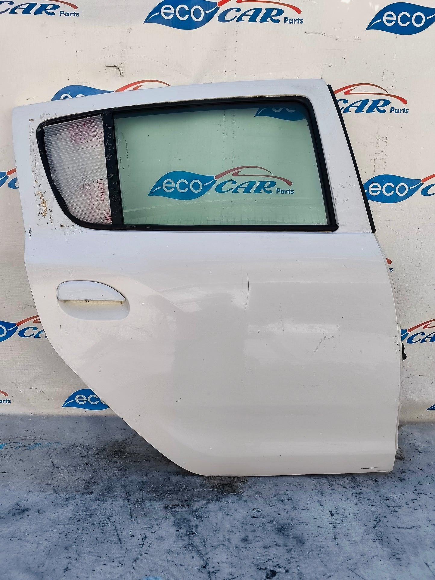 Rear right door white Dacia Sandero 2012 ecoAG5881