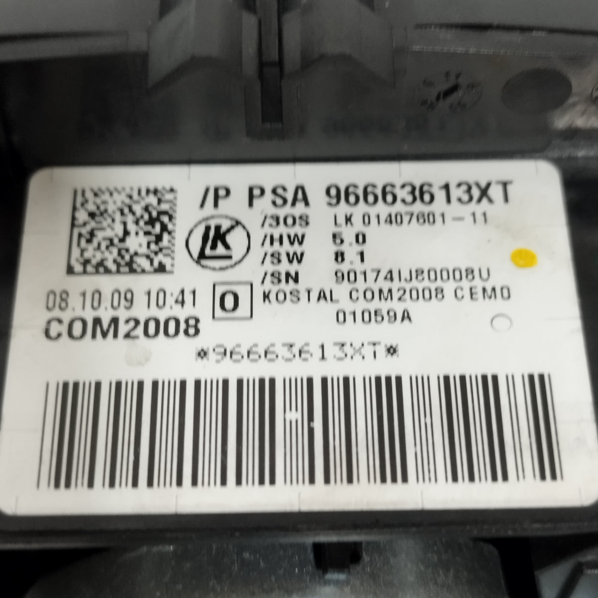 Devioluci Peugeot 3008 I (T84) 2009-2016 cod: 96663613xt ecoAC16882
