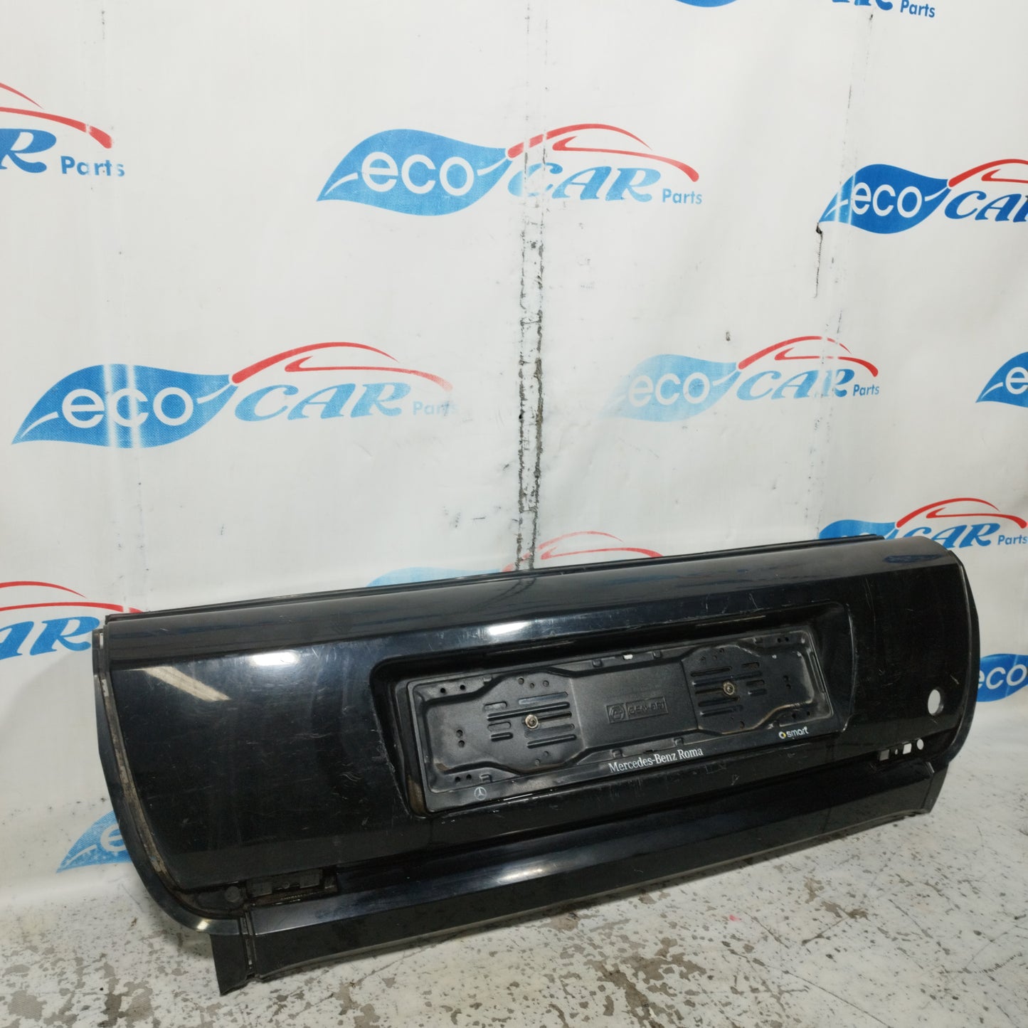 Black centre rear bumper Smart ForFour 2005 ecoAC10396