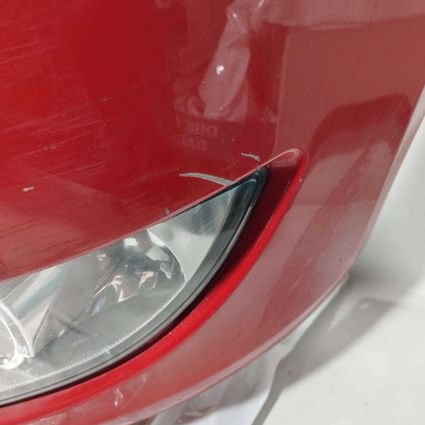 Paraurti anteriore rosso Skoda Fabia 2008 ecoAC15033