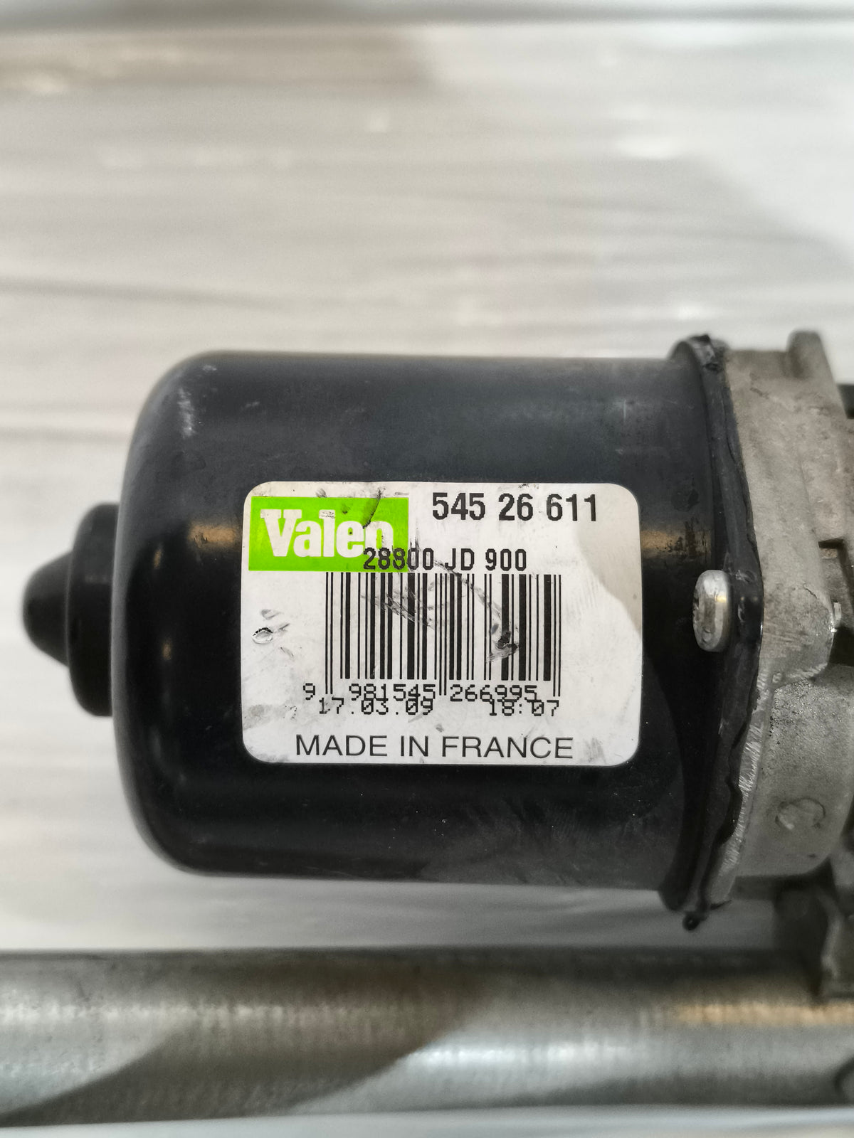 Motorino tergicristalli anteriore Nissan Qashqai (J10) anno 2007-2013 4 fili cod: 54526611 ecoAG9880