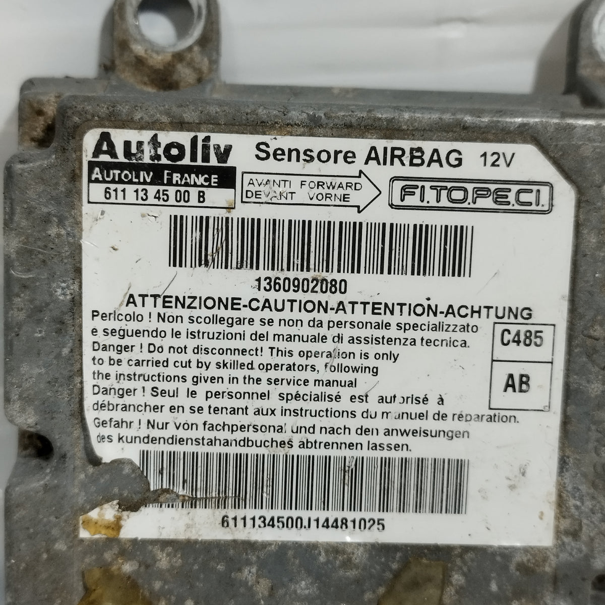 Kit airbag Fiat Fiorino III 2008-2016 cod: 611134500b ecoAC16894
