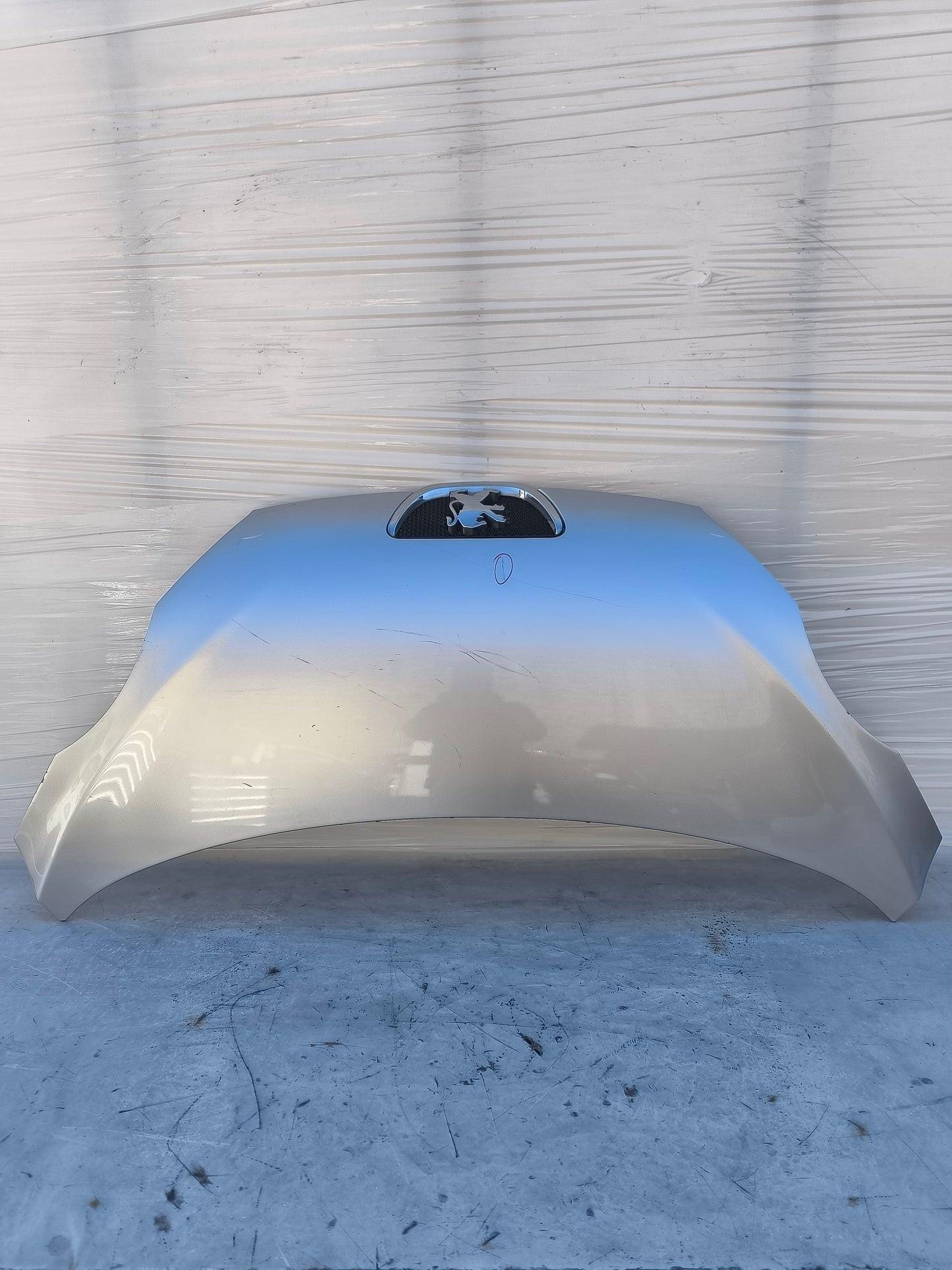 Cofano grigio argento Peugeot 107 anno 2009 ecoAG8051