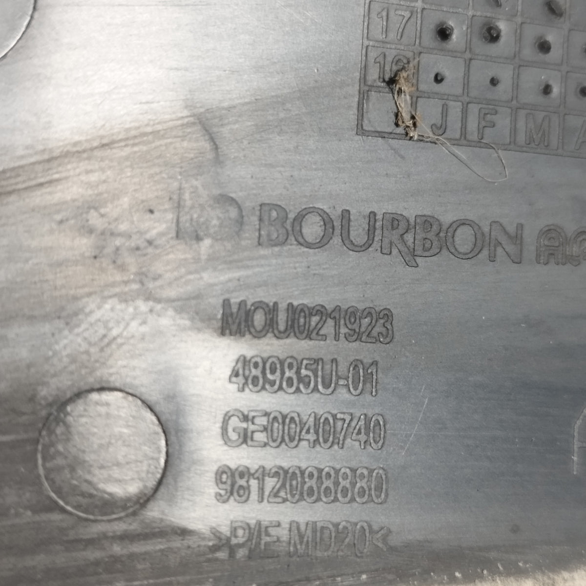 Modanatura posteriore sx Citroen C3 III 2016-2024 cod: 9812088880 ecoAC17367
