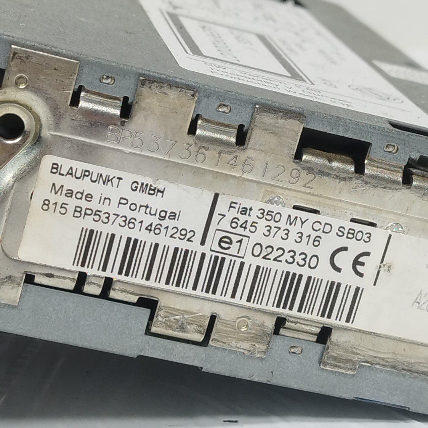 Autoradio Fiat idea 2008 Codice: 7645373316 ecoAC13235