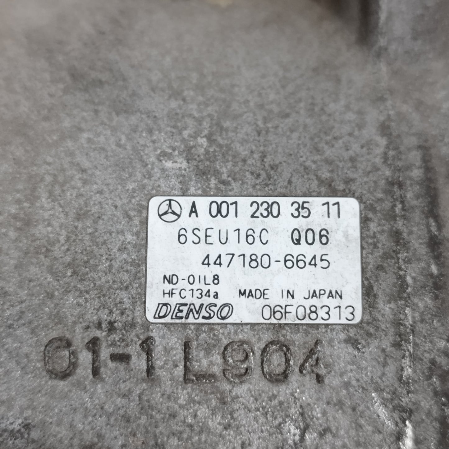 Compressore a / c Mercedes Classe A (W169) / Classe B (W245) 1.7 B 2004-2012 cod: A0012303511 ecoAC16626