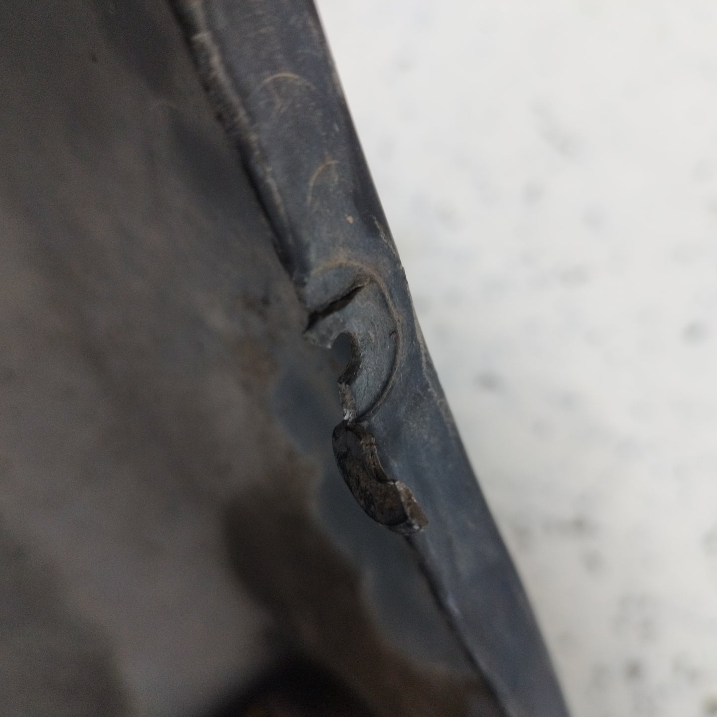 Schwarze Heckstoßstange Toyota Aygo 2006 ecoAC10247