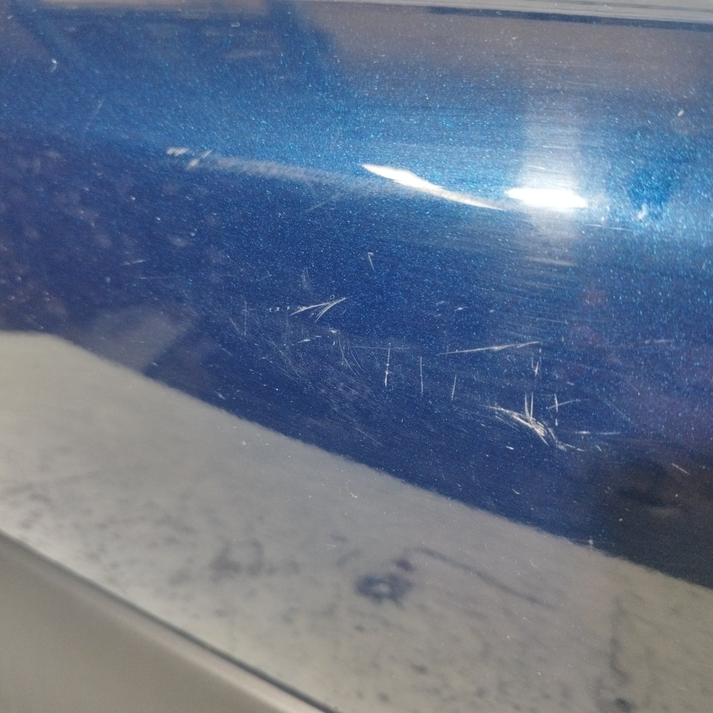 Blue center rear bumper Smart fortwo 450 2004 ecoAC9342