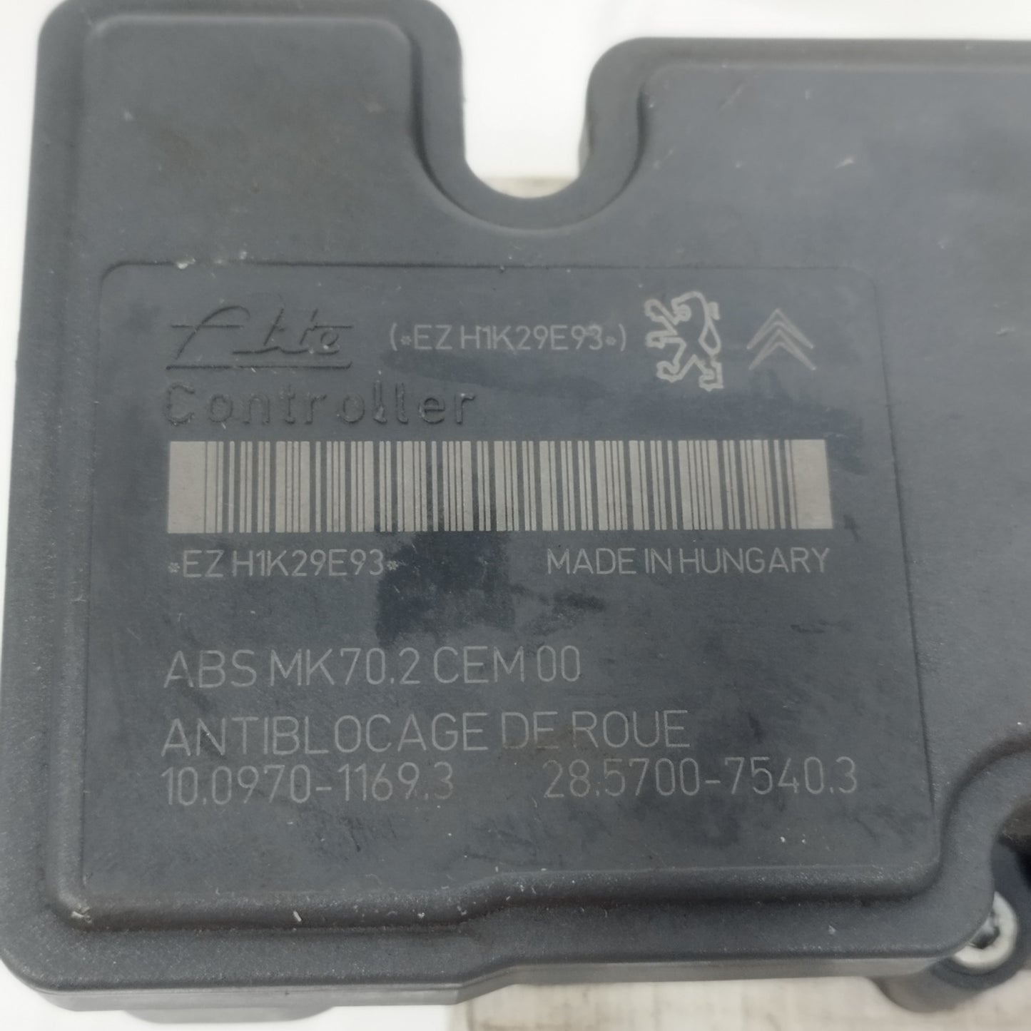 ABS Citroen C3 1.6 D 2010 Cod: 9675099980 ecoAC14882