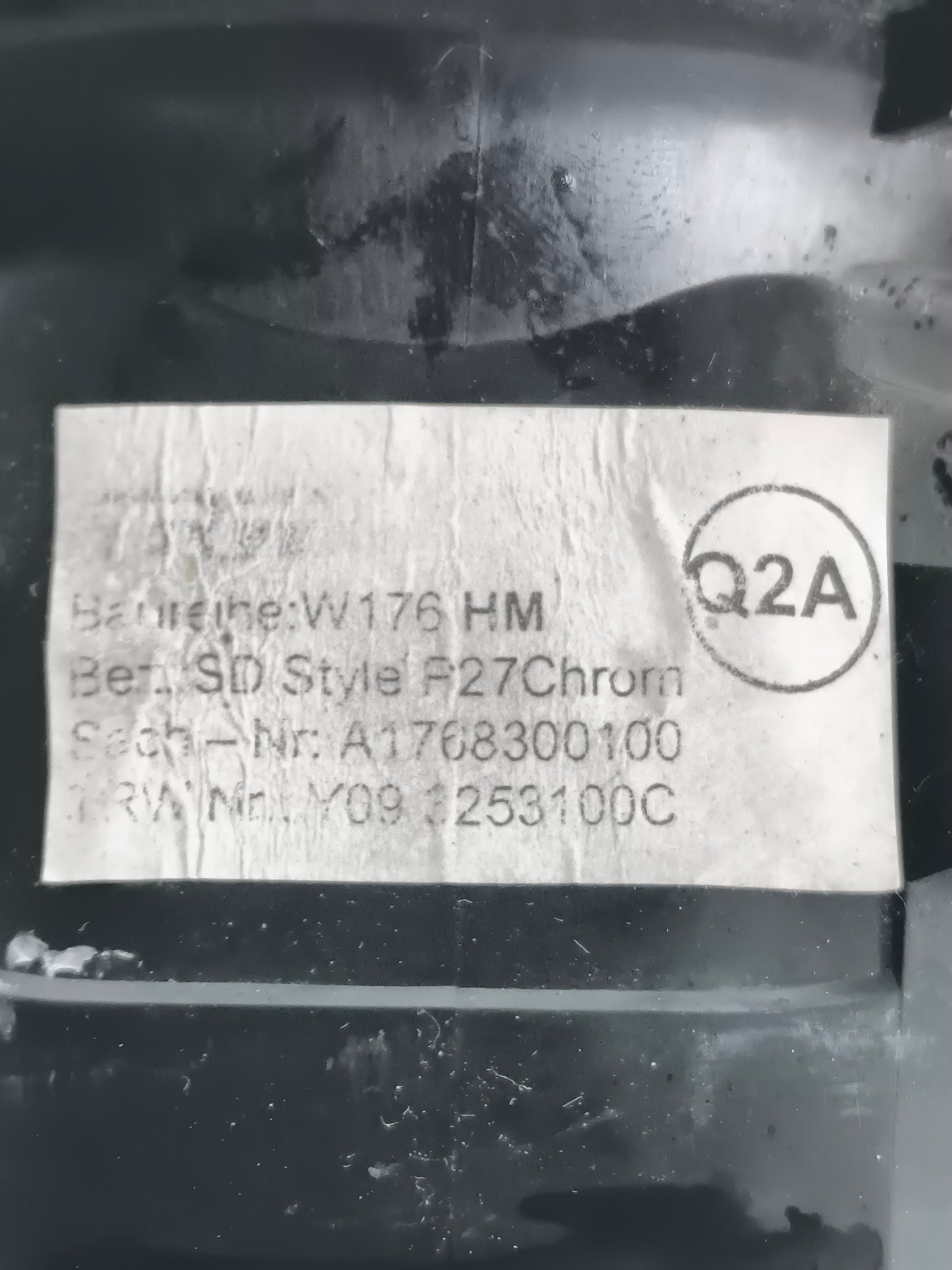 Left air vent Mercedes A-Class w176 Cod. a1768300100 ecoAG6803