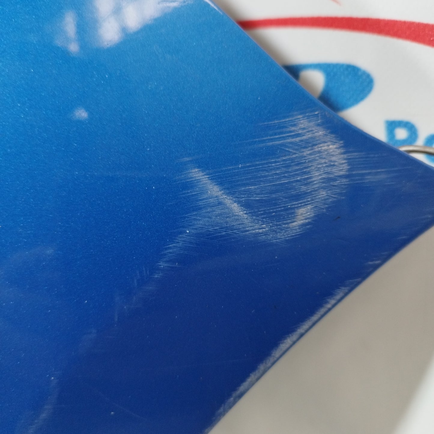 Heckstoßstange in Elektrischblau für Hyundai i10 2008 ecoAC9783