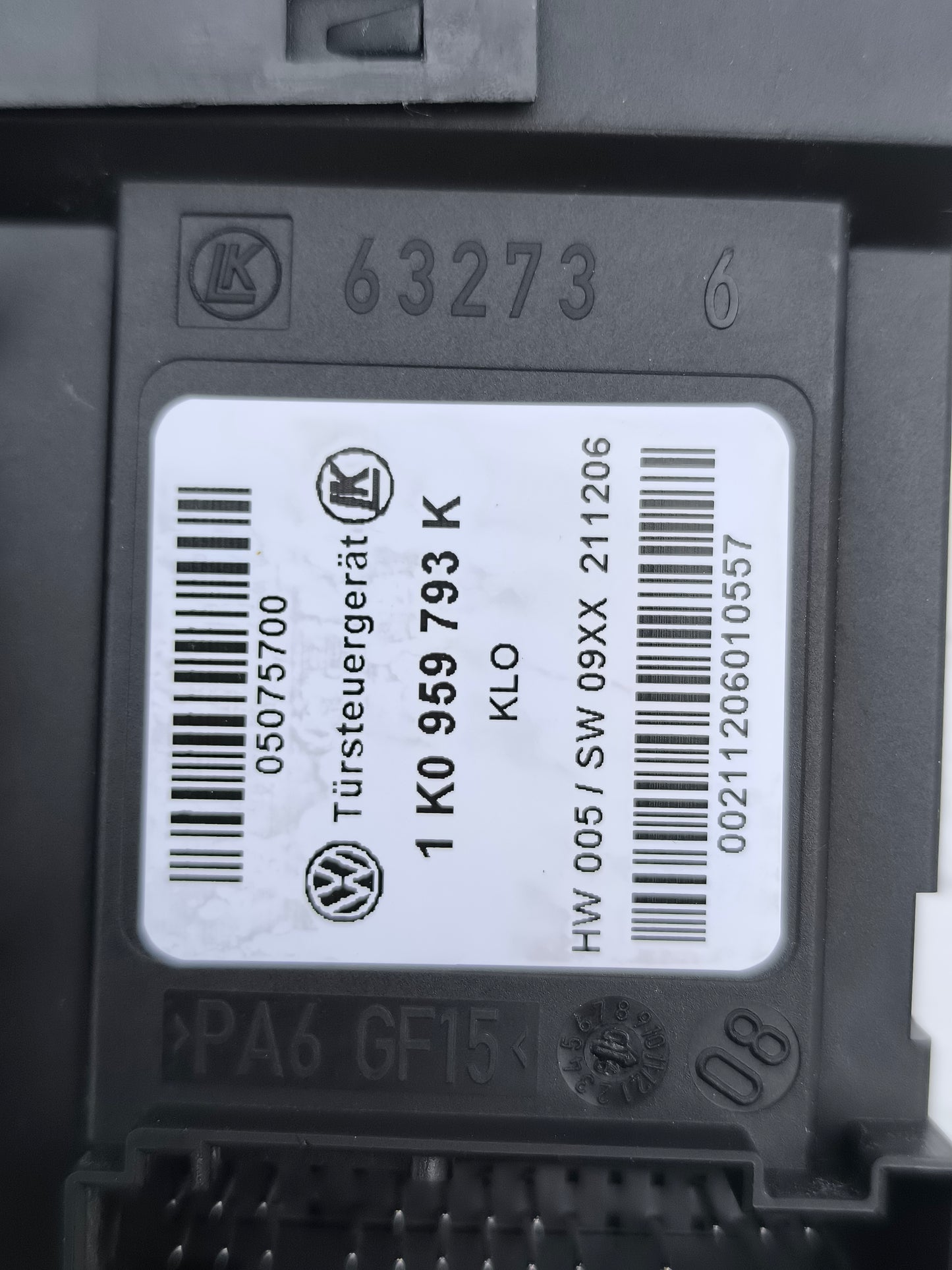 Motorino alzacristalli anteriore sx Volkswagen Golf 5 / Touran 2003-2010 cod: 1K0959793K ecoAG8359
