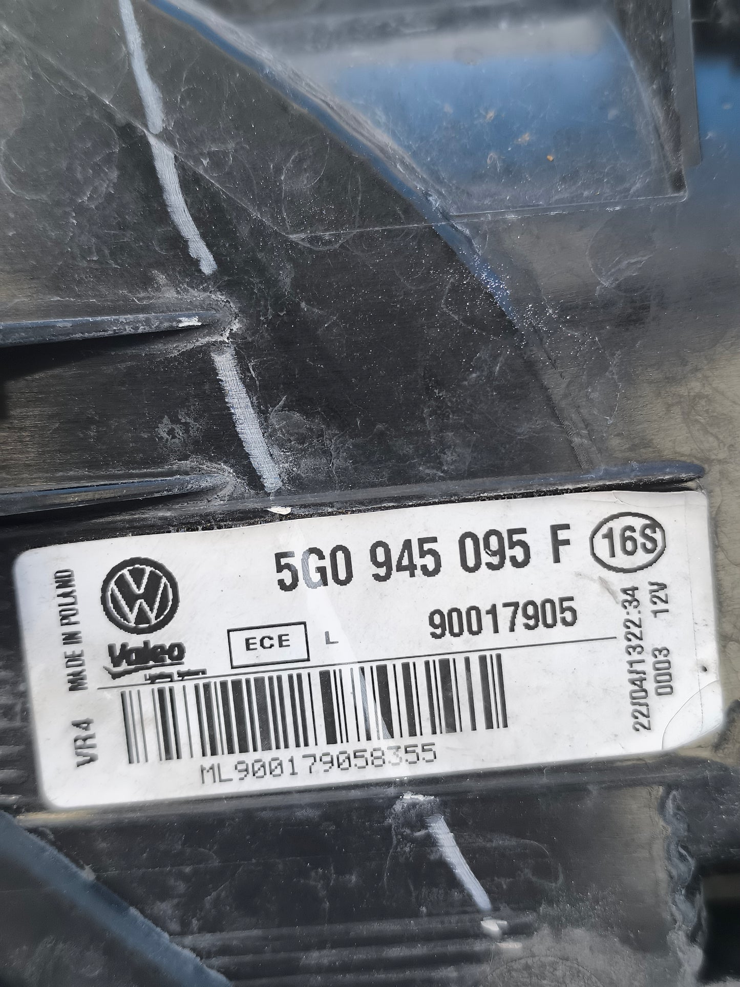 Linke äußere Rückleuchte Volkswagen Golf 7 Limousine Code 5g0945095f ecoAG6451