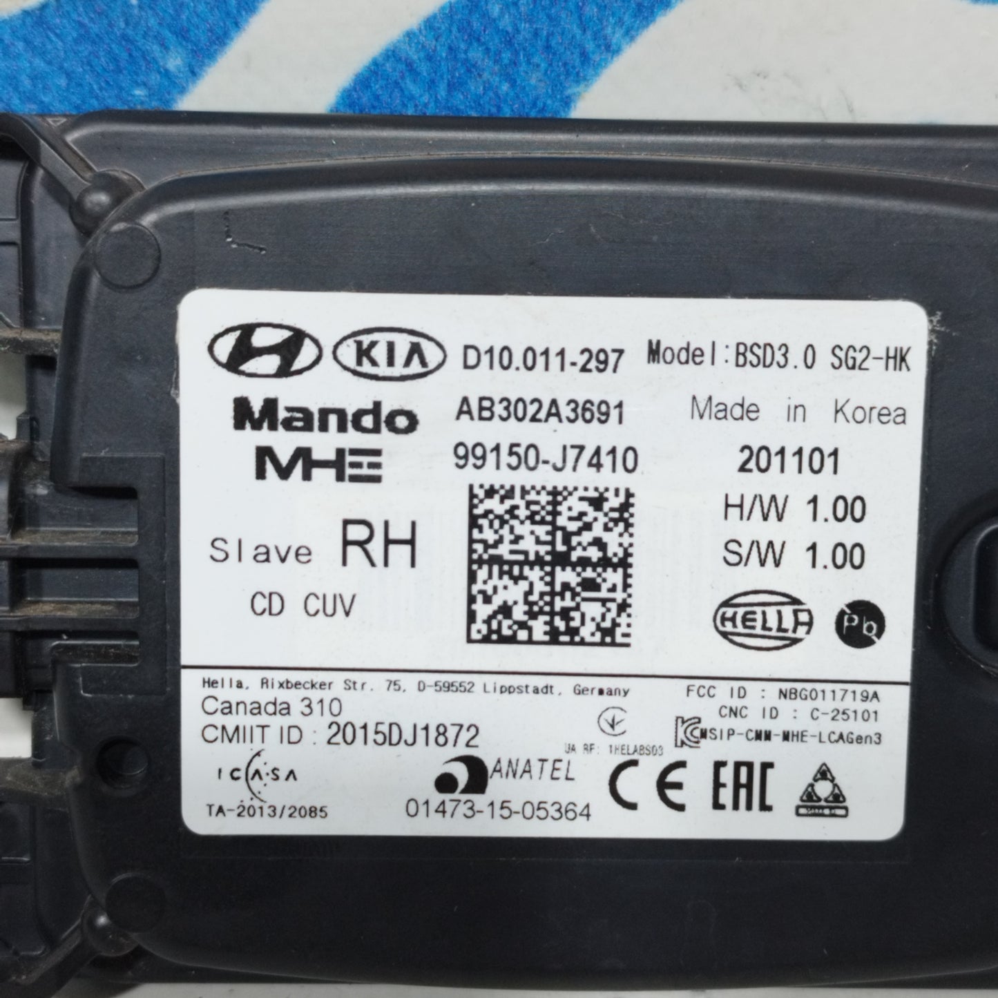 Centralina sensore parcheggio lato dx Kia XCeed 2021 cod: 99150-J7410 ecoAC9509